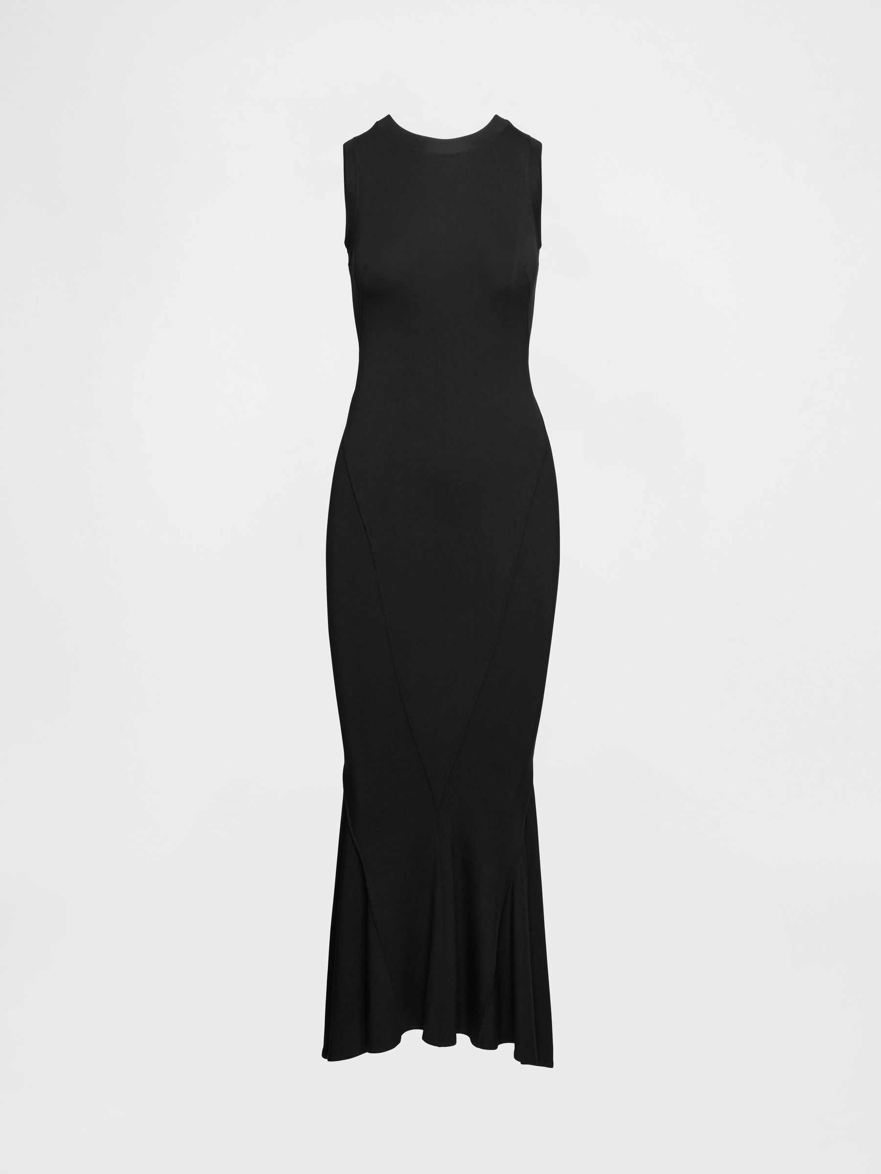 Black Seamed Maxi Dress - Image 7 of 9