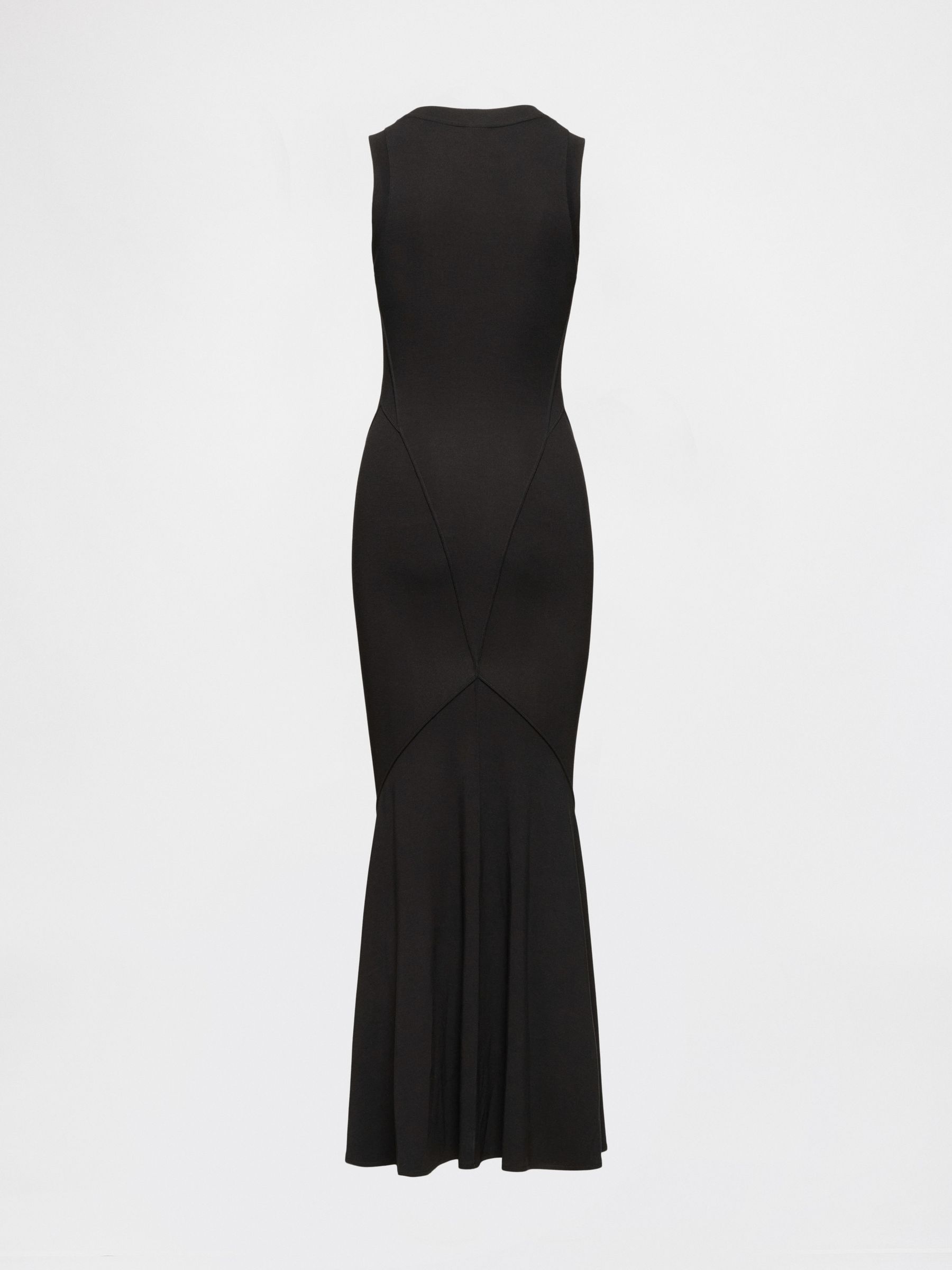 Black Seamed Maxi Dress - Image 9 of 9