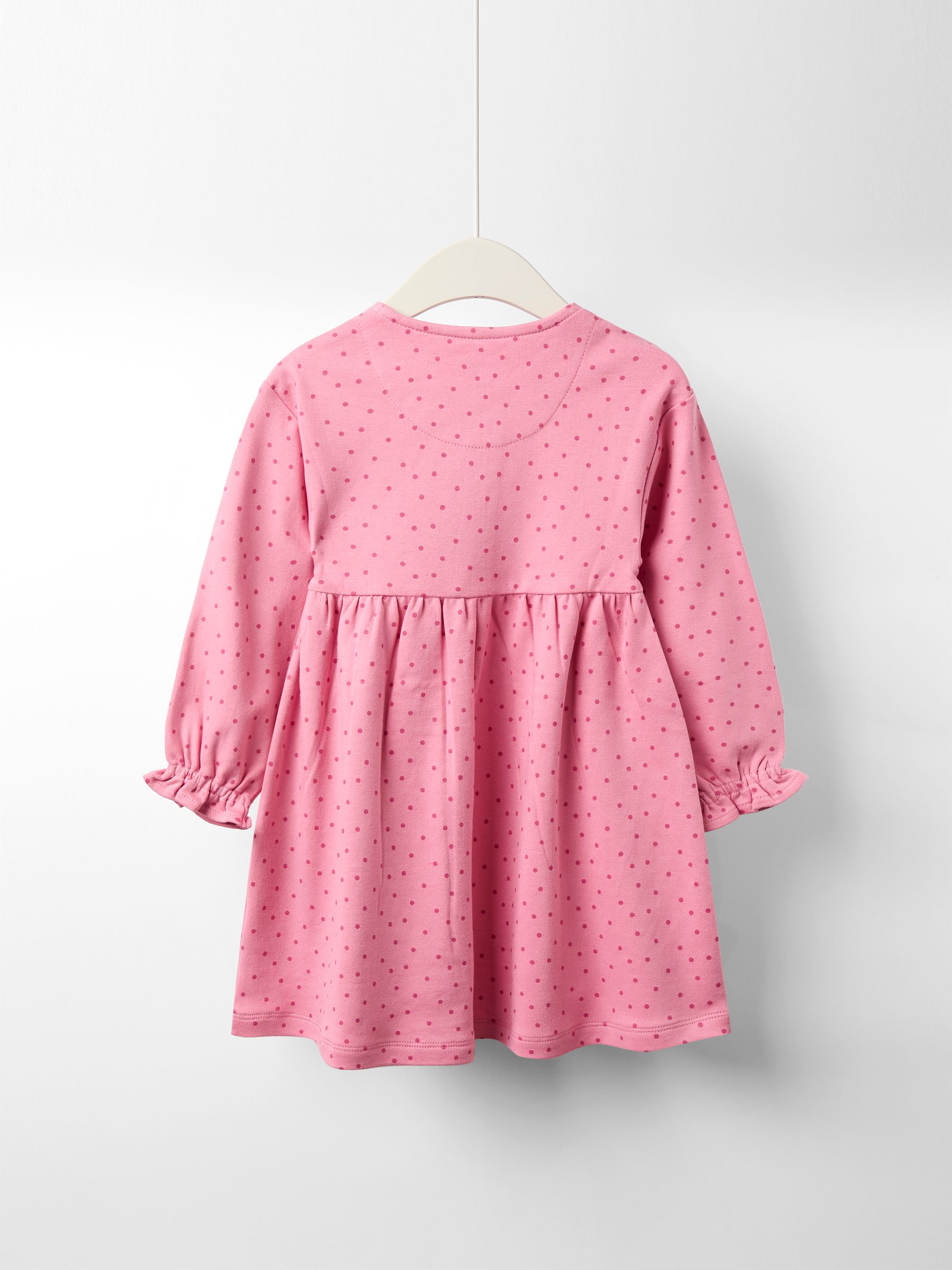 Pink Drop Shoulder Appliqué Dress - Image 2 of 5