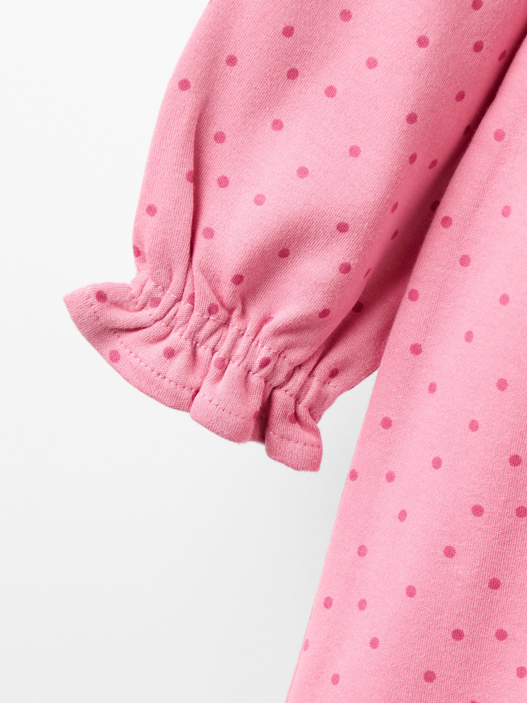 Pink Drop Shoulder Appliqué Dress - Image 5 of 5
