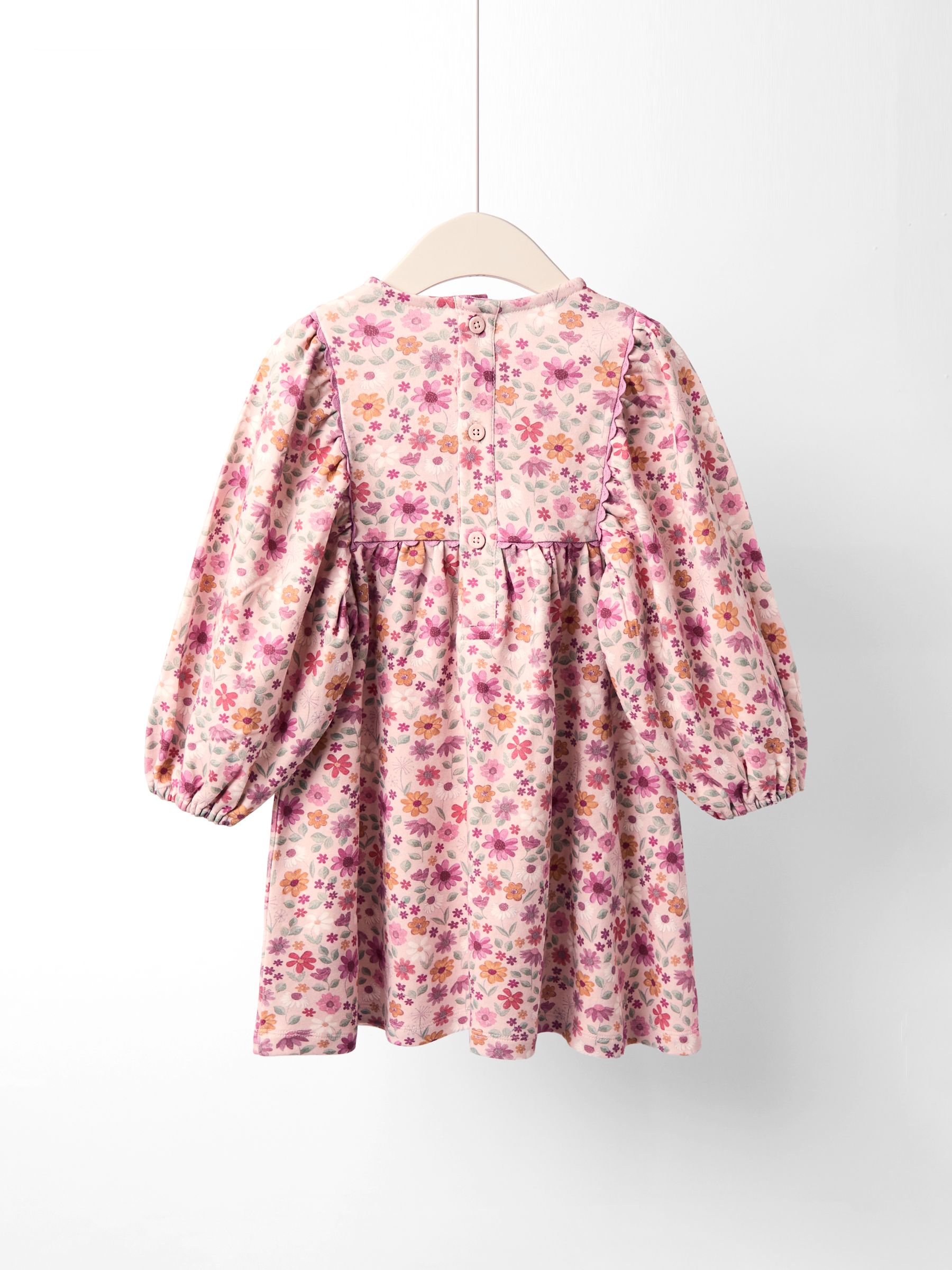 Pink Printed Yoke Dress - Image 2 of 4