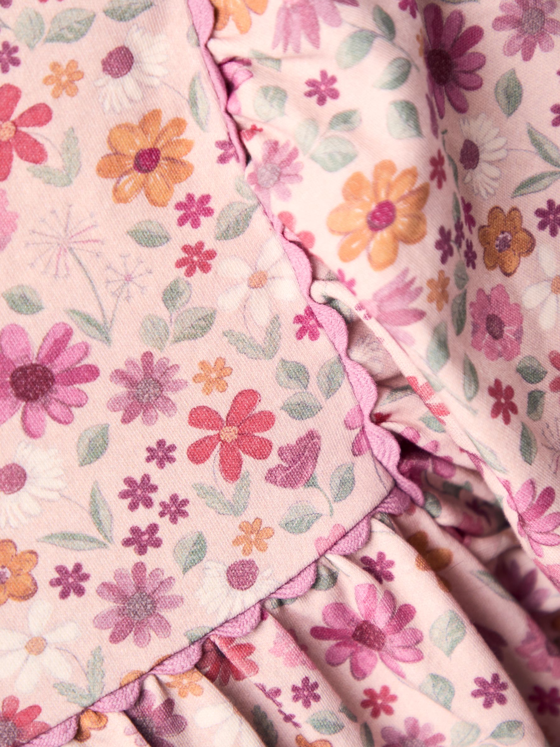 Pink Printed Yoke Dress - Image 3 of 4