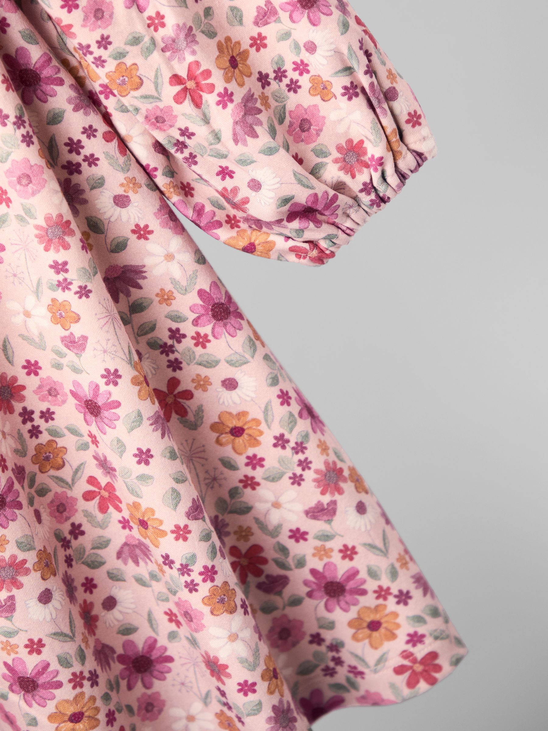 Pink Printed Yoke Dress - Image 4 of 4