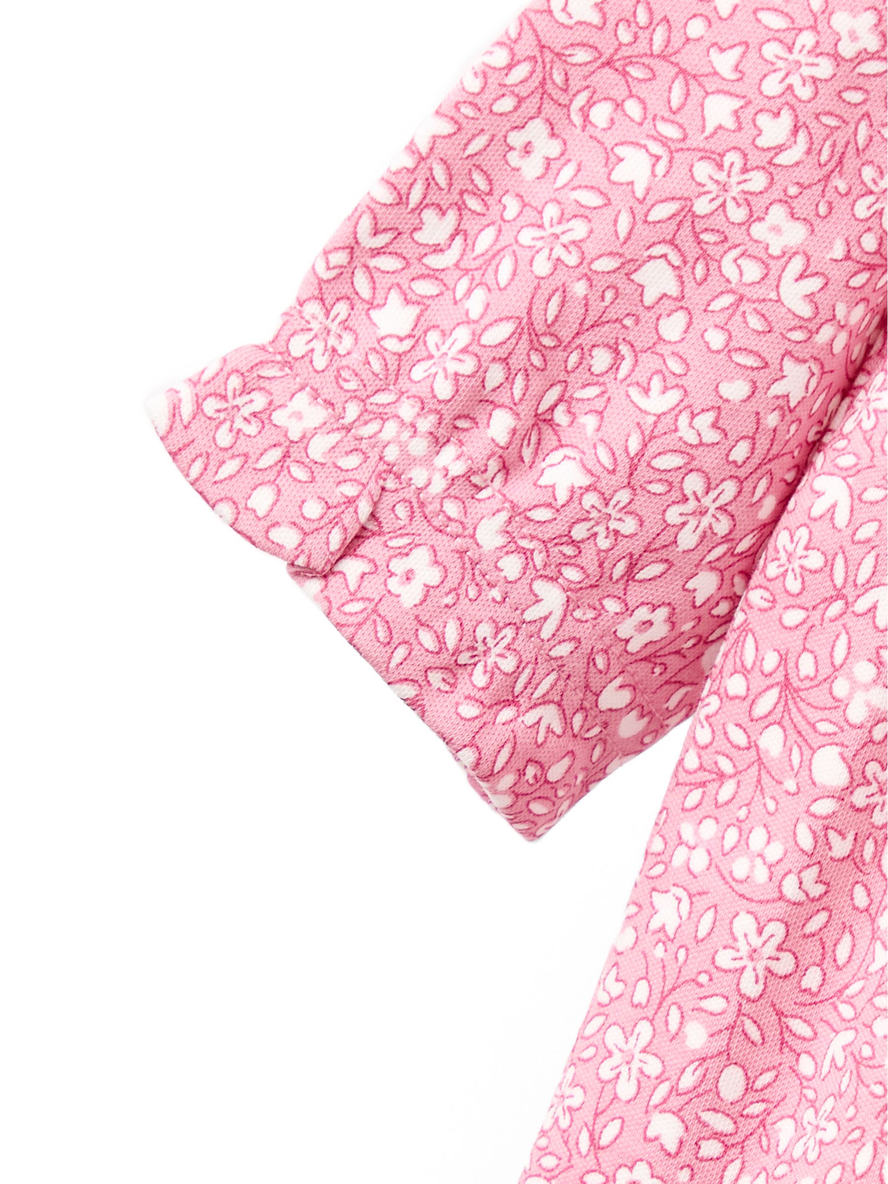 Pink Smocked Collared Dress - Image 8 of 8