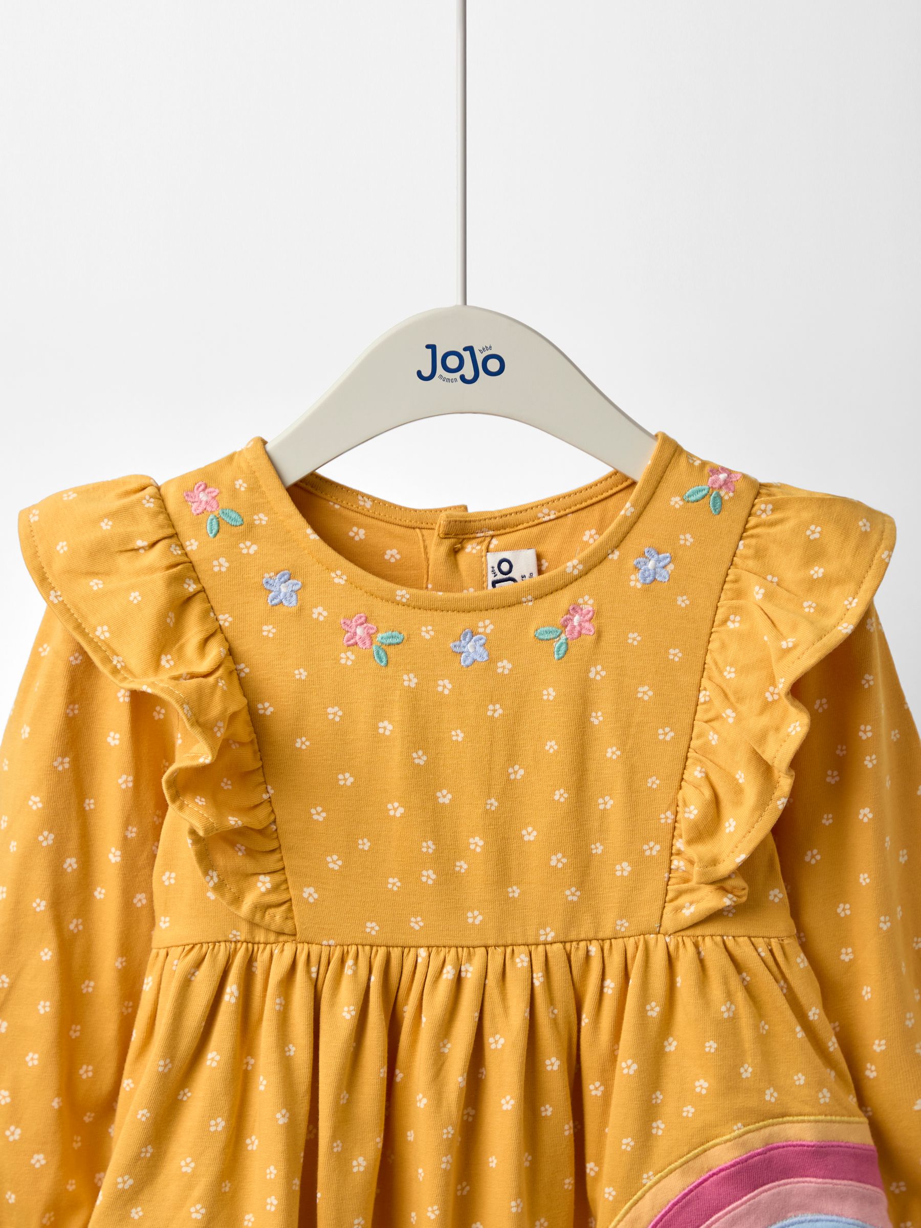 Yellow Pretty Appliqué Frill Dress - Image 3 of 5