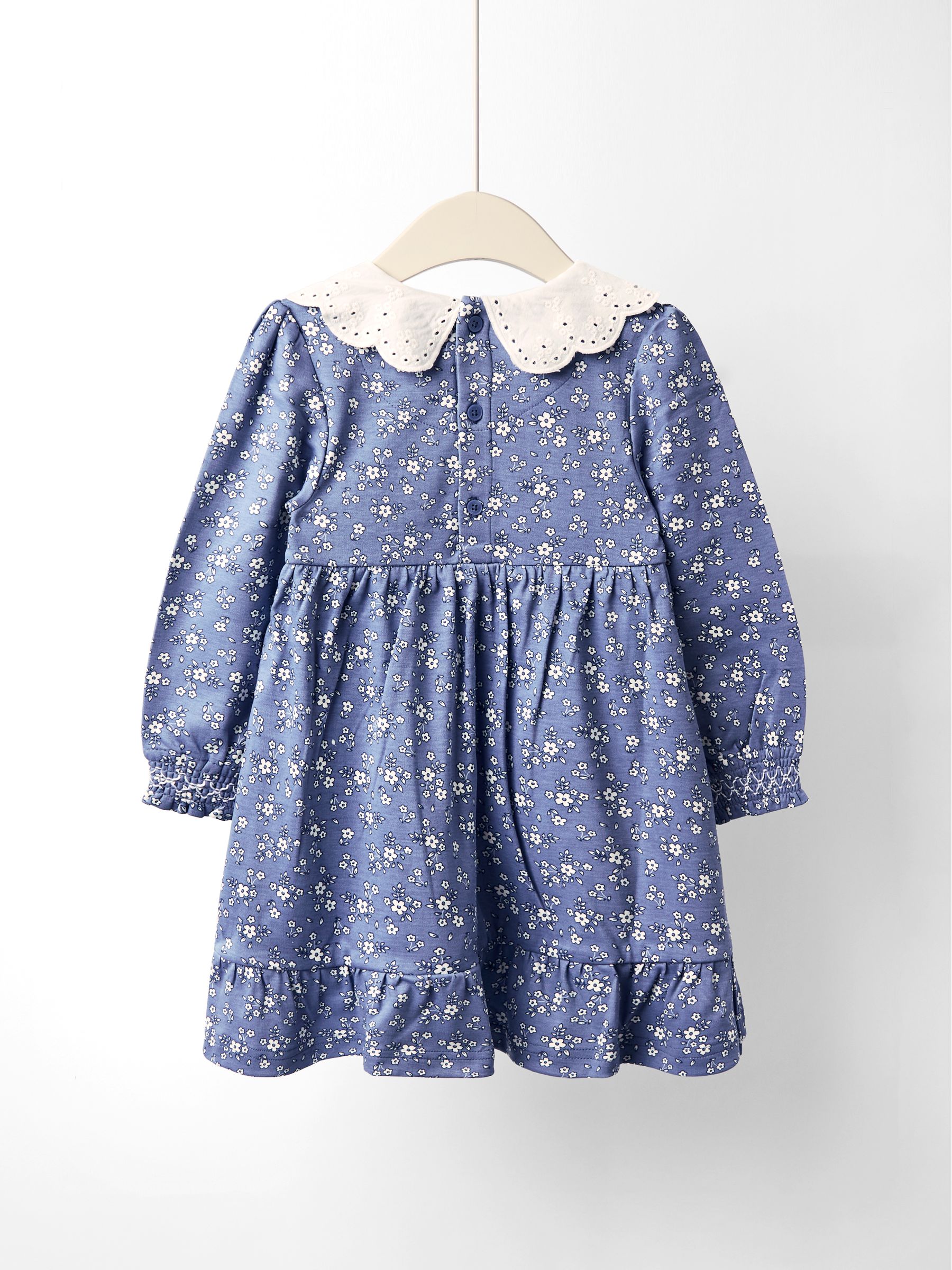 Blue Smocked Dress - Image 2 of 4