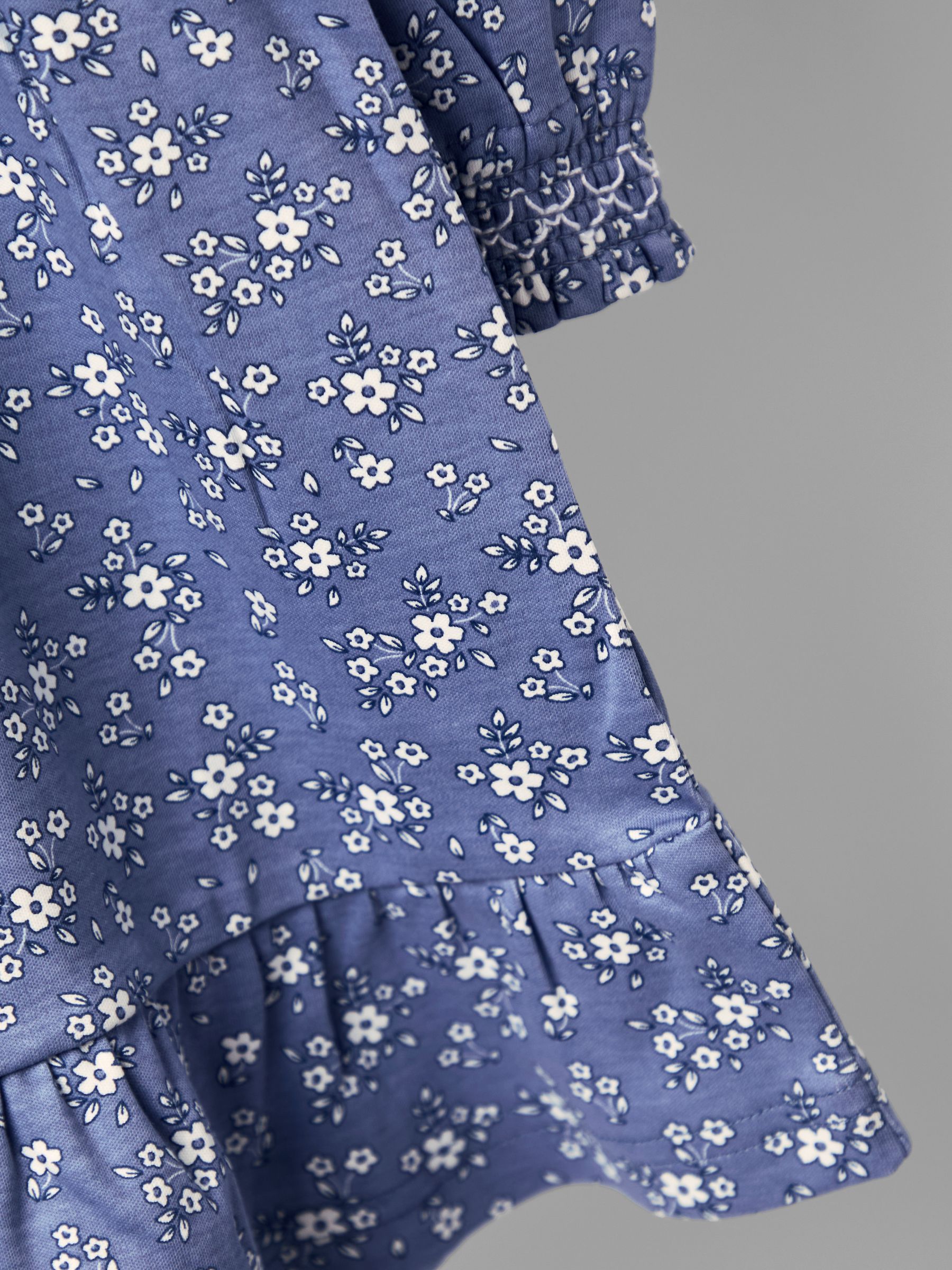 Blue Smocked Dress - Image 4 of 4
