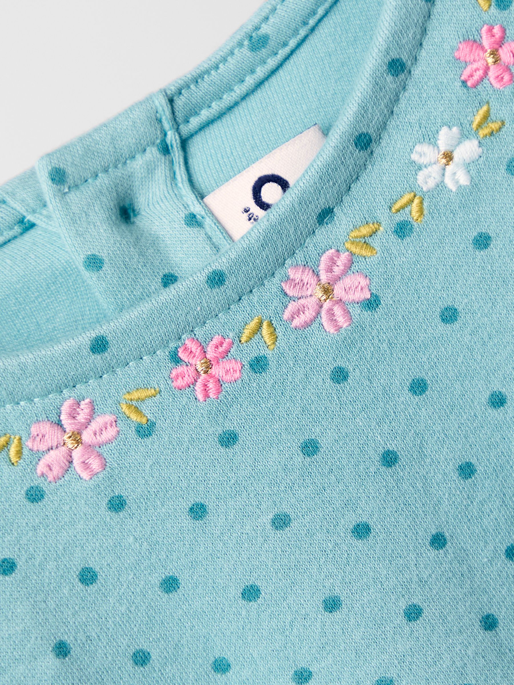 Green Mouse And Tea Cup Applique Dress - Image 3 of 4