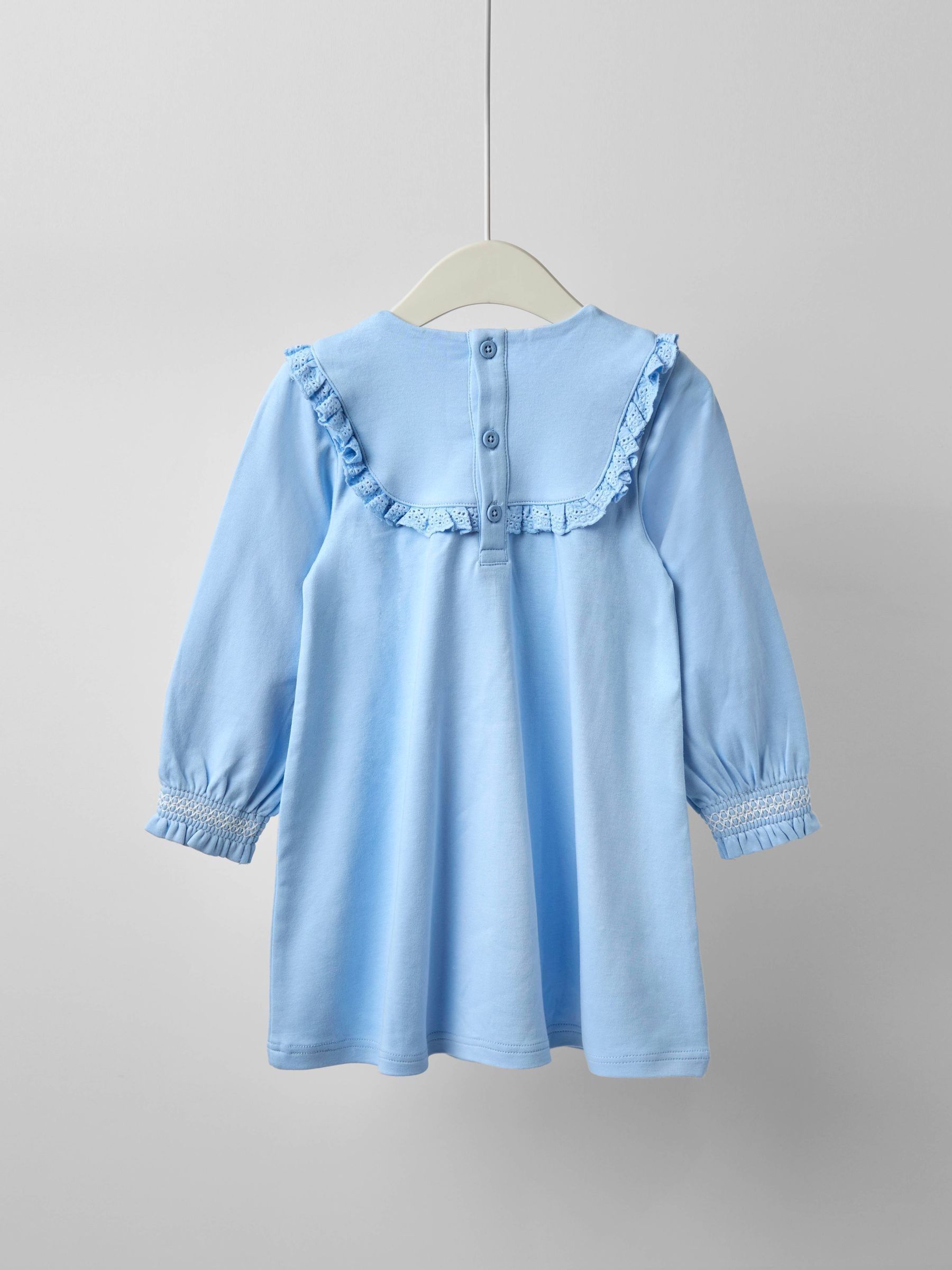 Blue Mouse Tea Party Appliqué Yoke Dress - Image 6 of 9