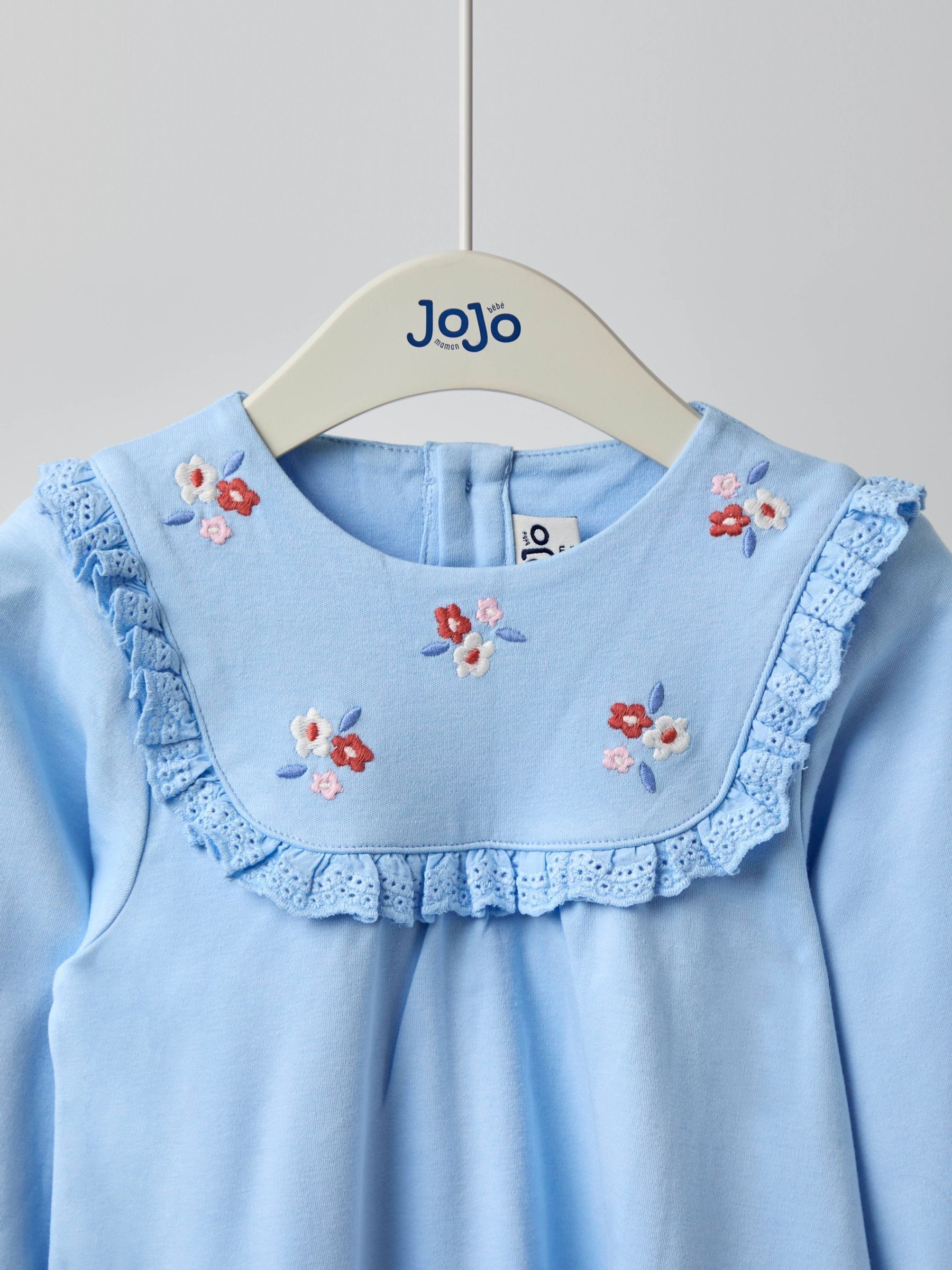 Blue Mouse Tea Party Appliqué Yoke Dress - Image 7 of 9