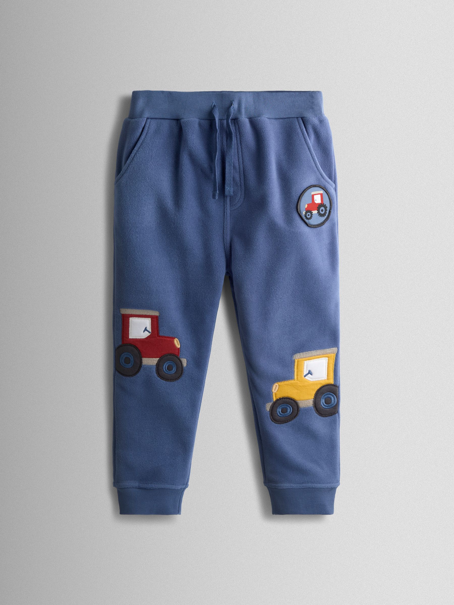 Blue Tractor Appliqué Fleece Joggers - Image 1 of 4