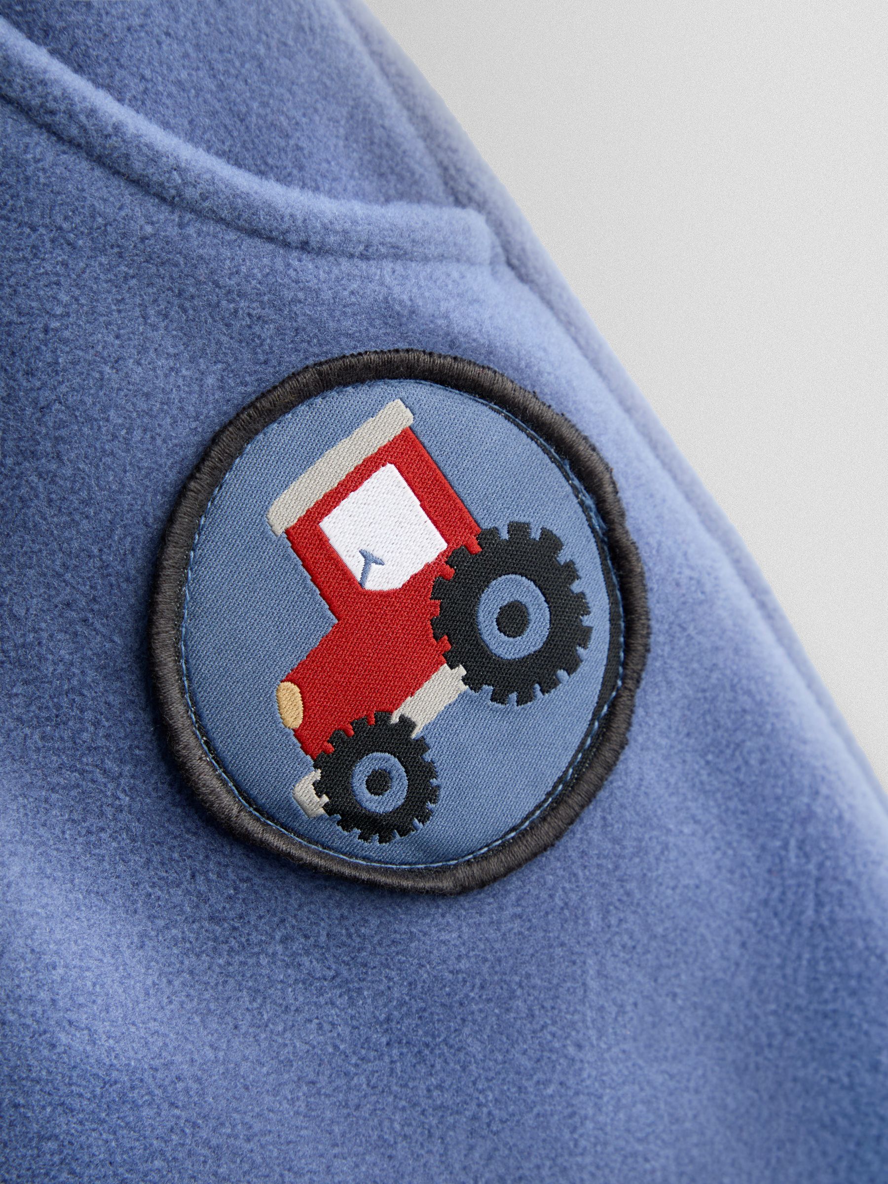 Blue Tractor Appliqué Fleece Joggers - Image 4 of 4