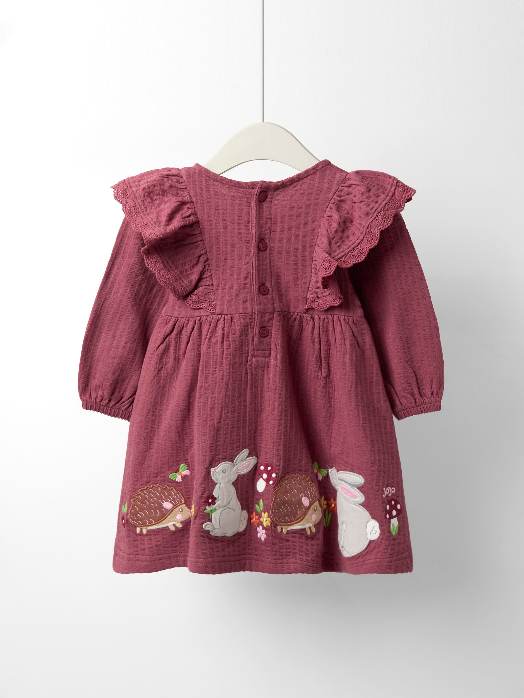 Purple Pretty Appliqué Frill Dress - Image 2 of 4