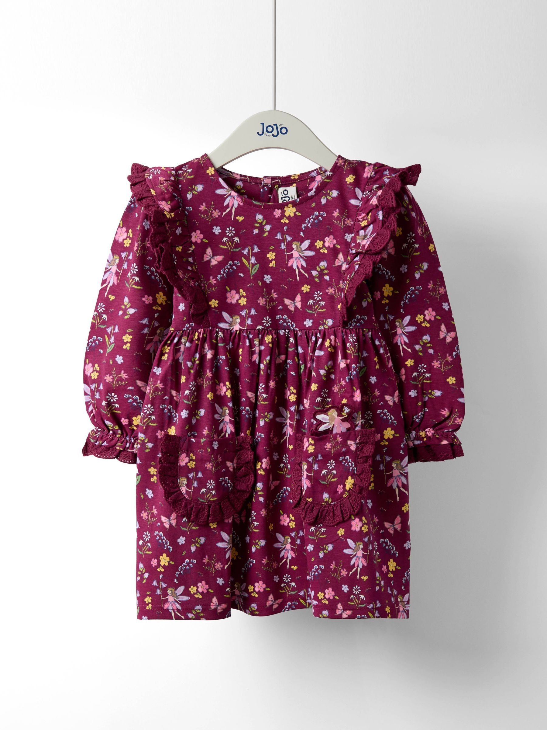 Berry Purple Fairy Pretty Appliqué Dress - Image 1 of 4