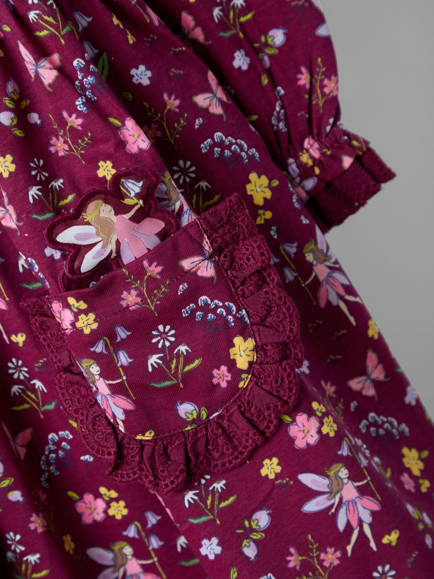 Berry Purple Fairy Pretty Appliqué Dress - Image 3 of 4