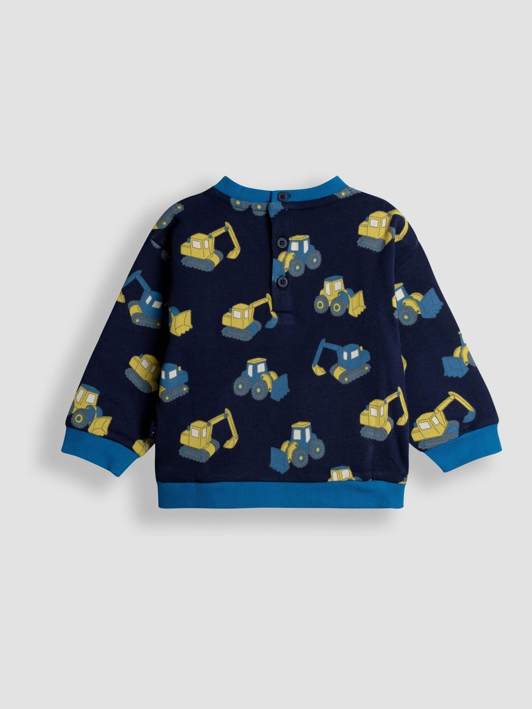 Navy Blue Digger Printed Sweatshirt - Image 2 of 3