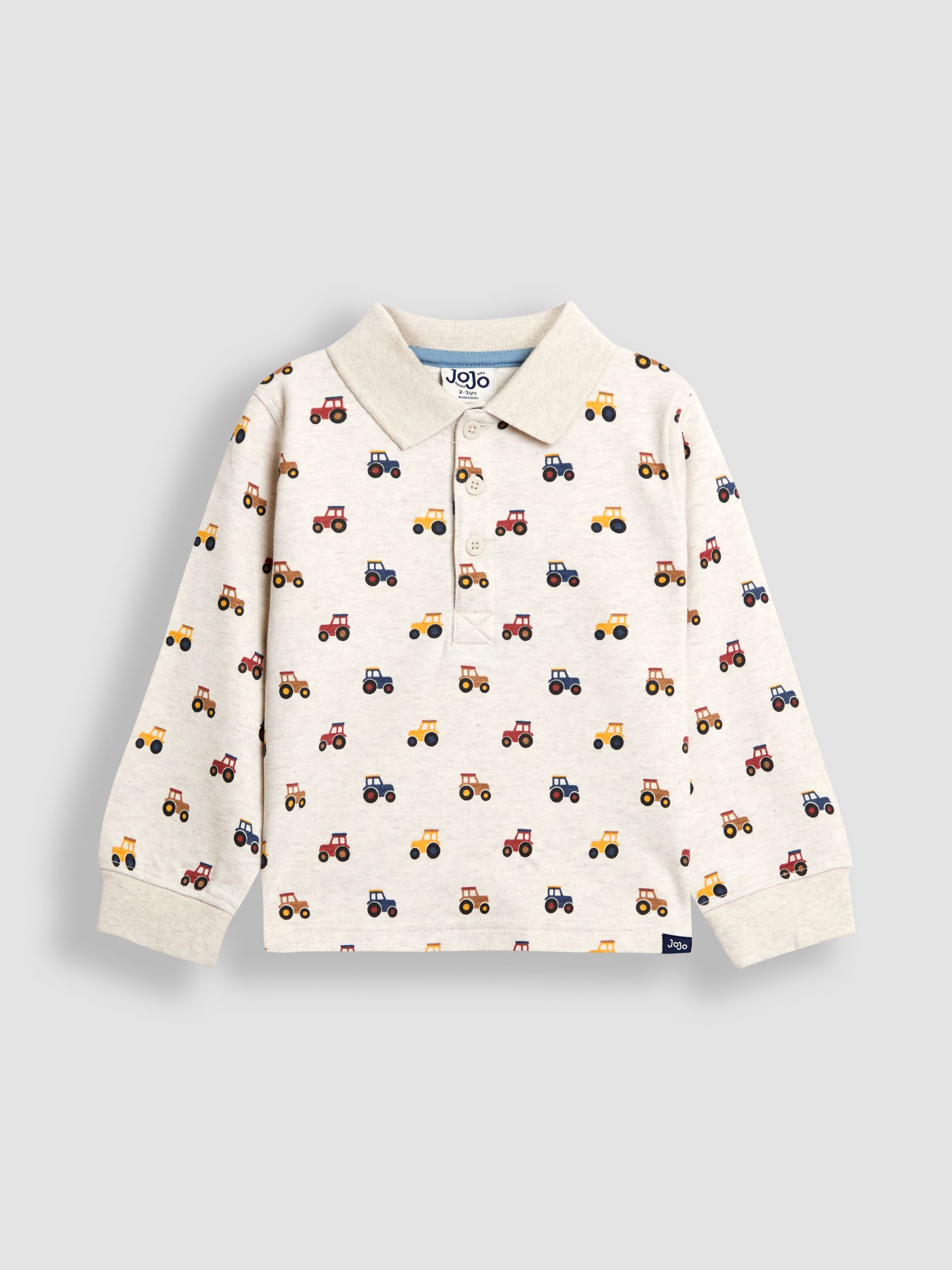 Natural Printed Polo Shirt - Image 1 of 3