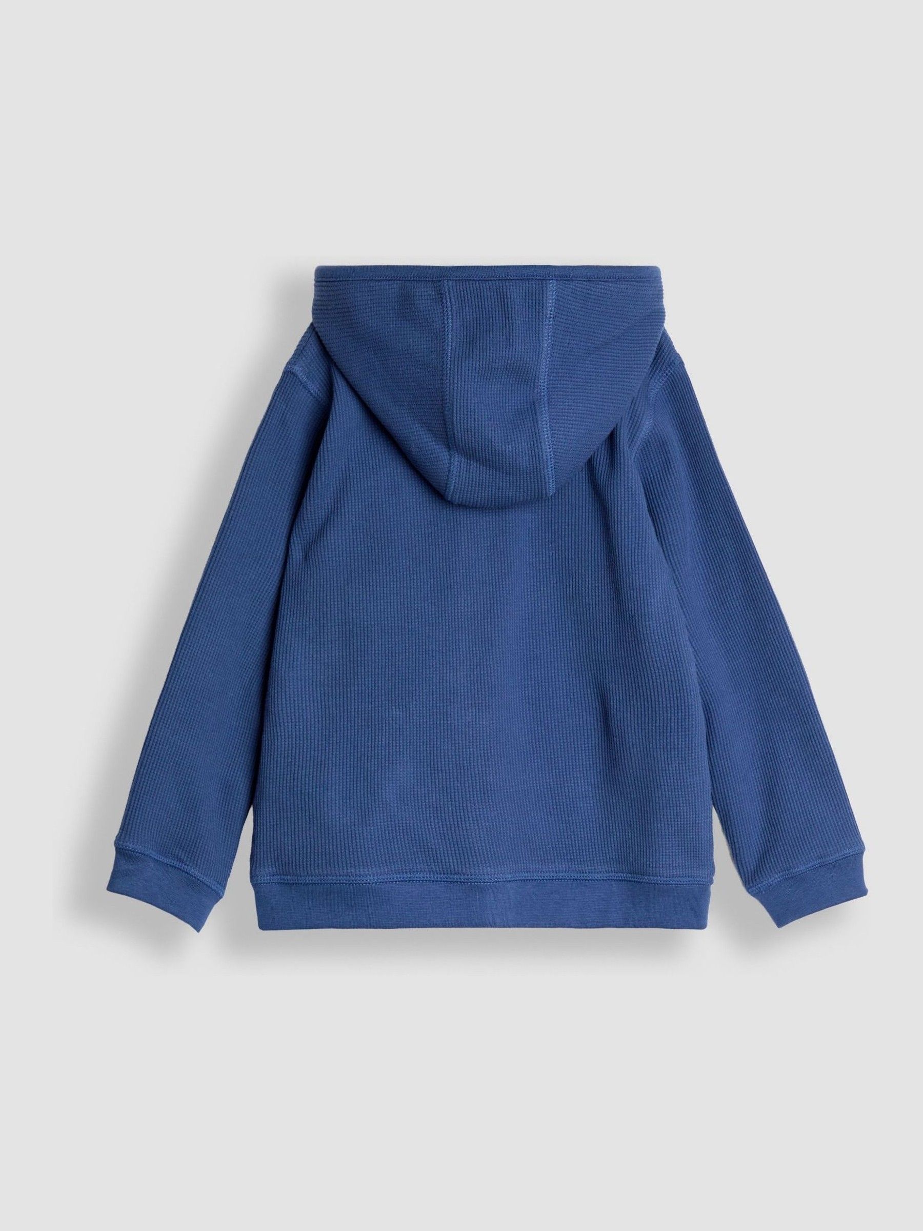 Sky Blue Appliqué Reversible Hoodie - Image 3 of 8