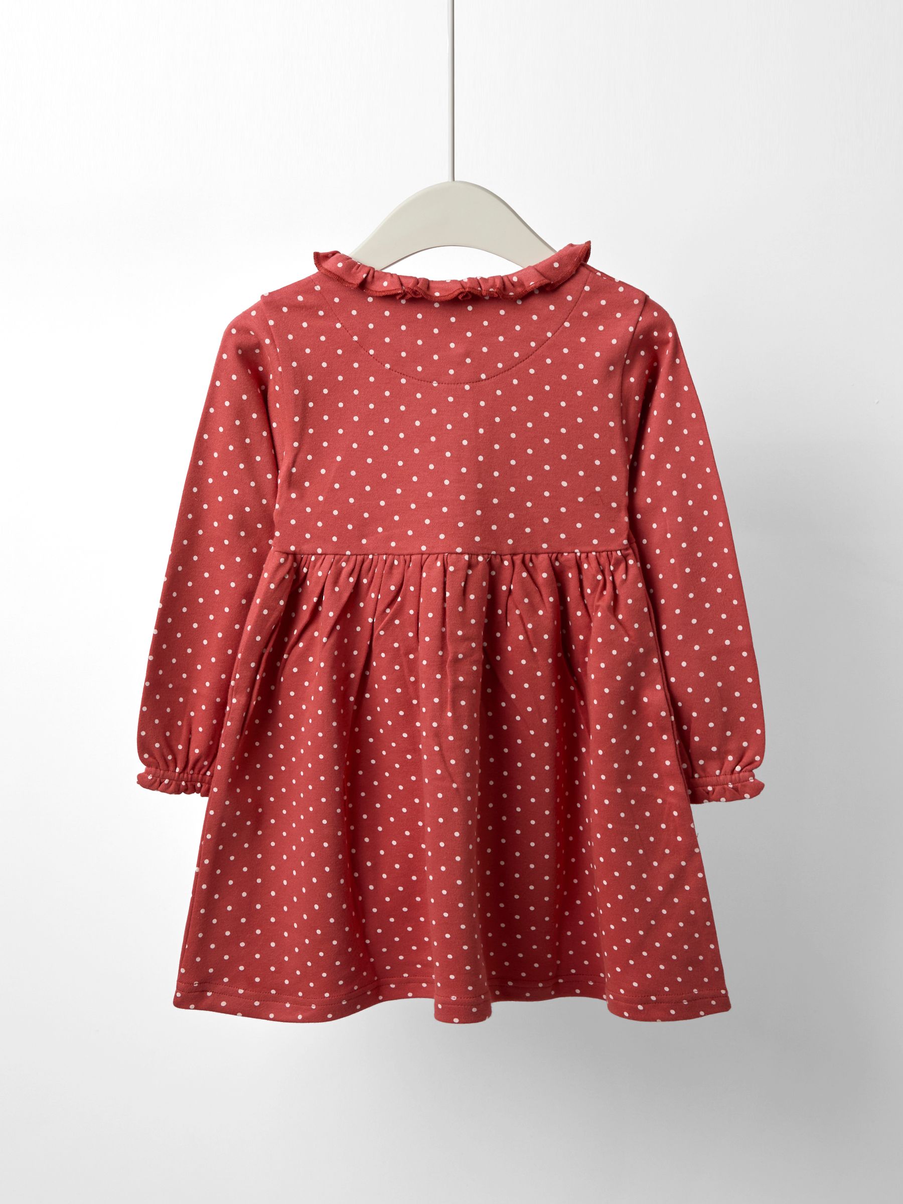 Orange Frill Collar Appliqué Dress - Image 2 of 4