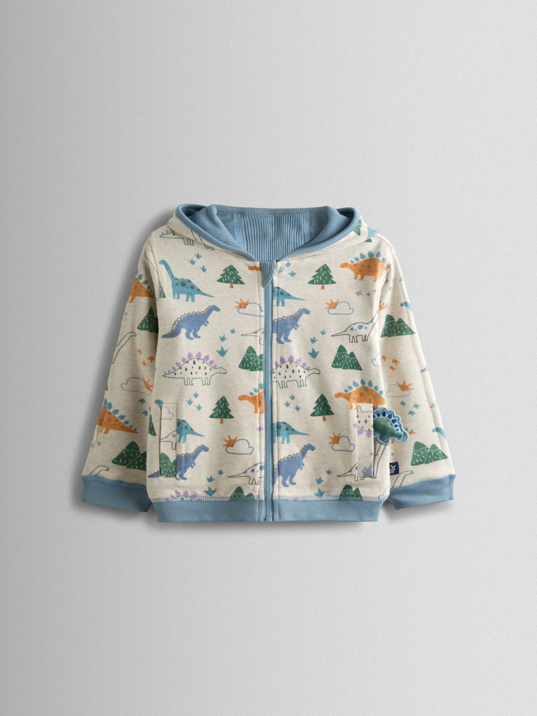 Light Blue Appliqué Reversible Hoodie - Image 4 of 9