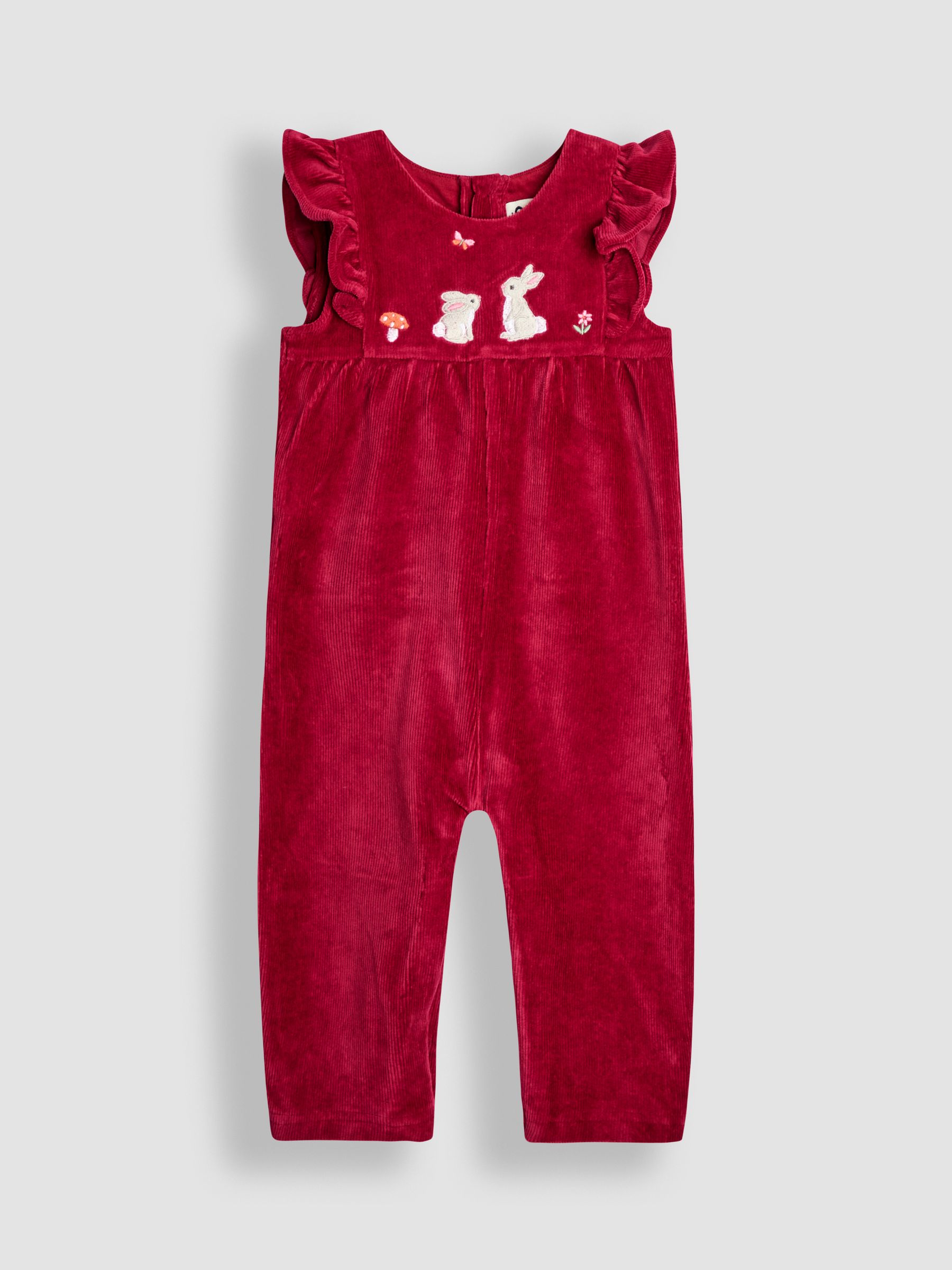 Purple Light Appliqué Velour Dungarees & Top Set - Image 2 of 6