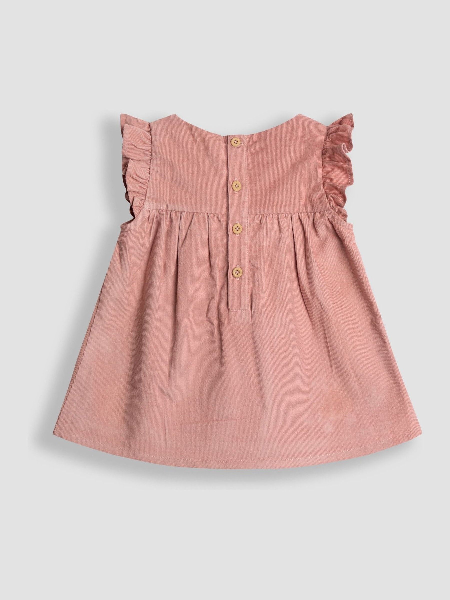 Pink Frill Cord Appliqué Dress & Body Set - Image 3 of 6
