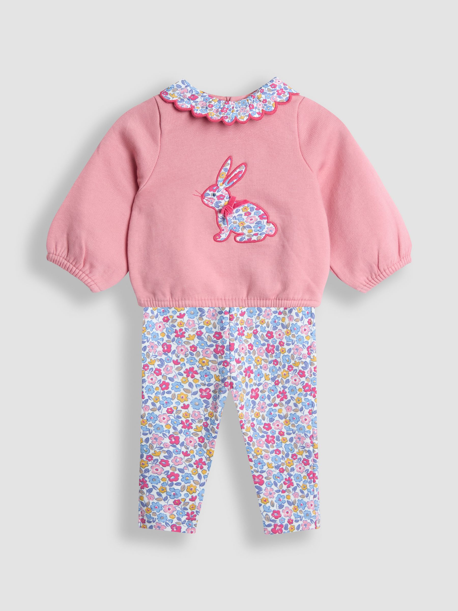 Pink Sweatshirt And Leggings Set - Image 1 of 6