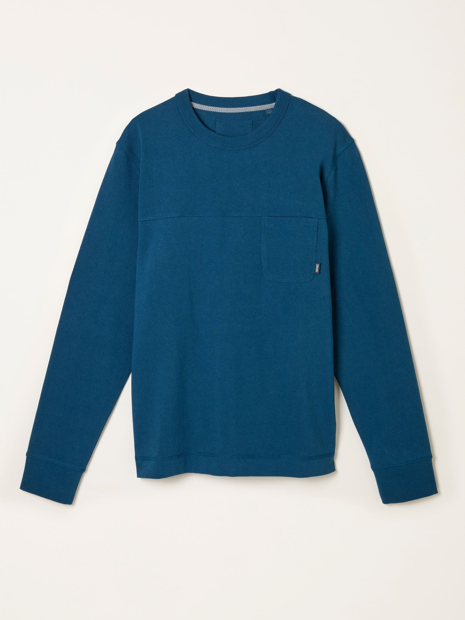 Wilman Dark Teal Blue Crew Sweat - Image 5 of 5
