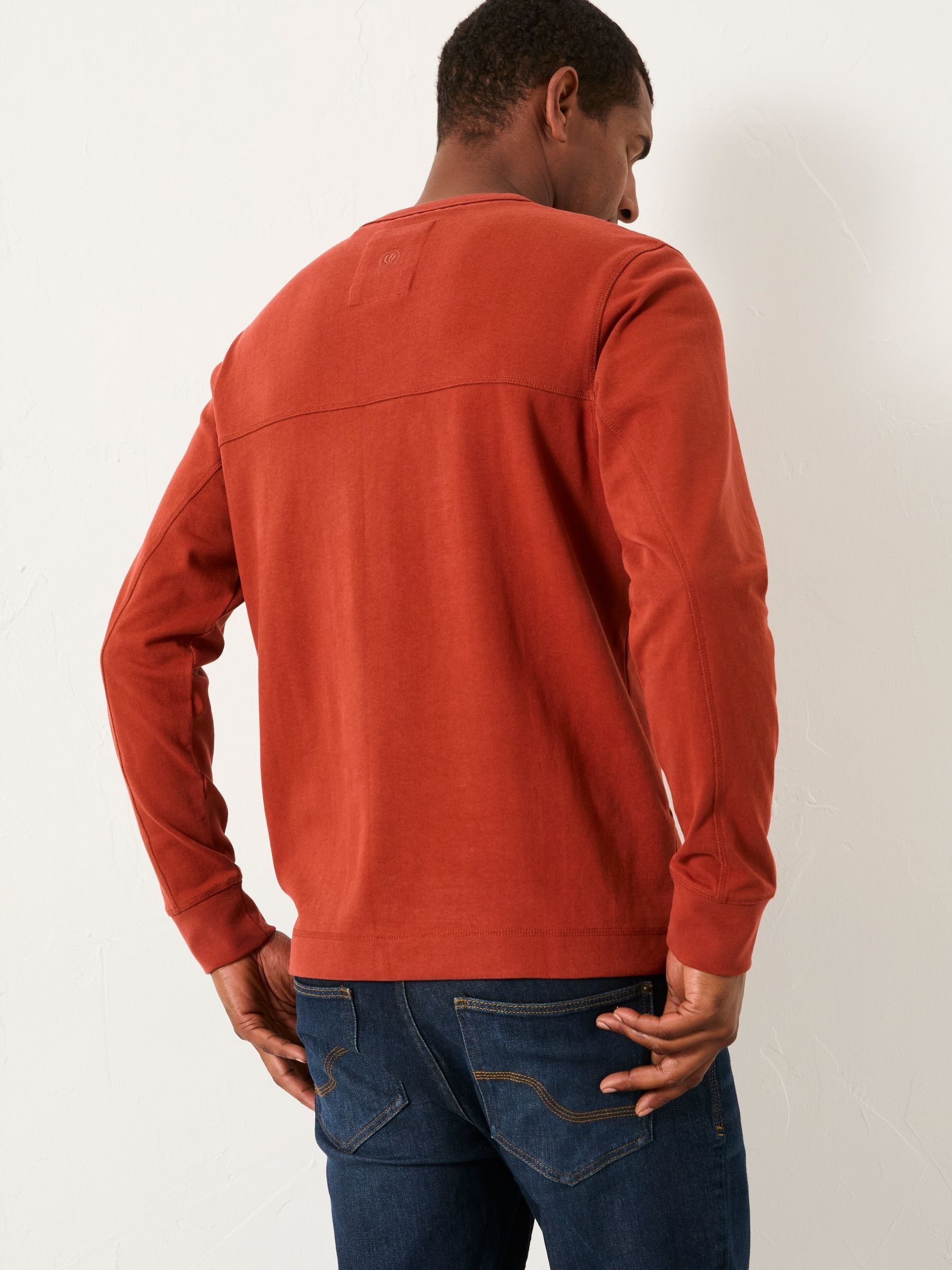 Wilman Terracotta Crew Sweat - Image 2 of 5
