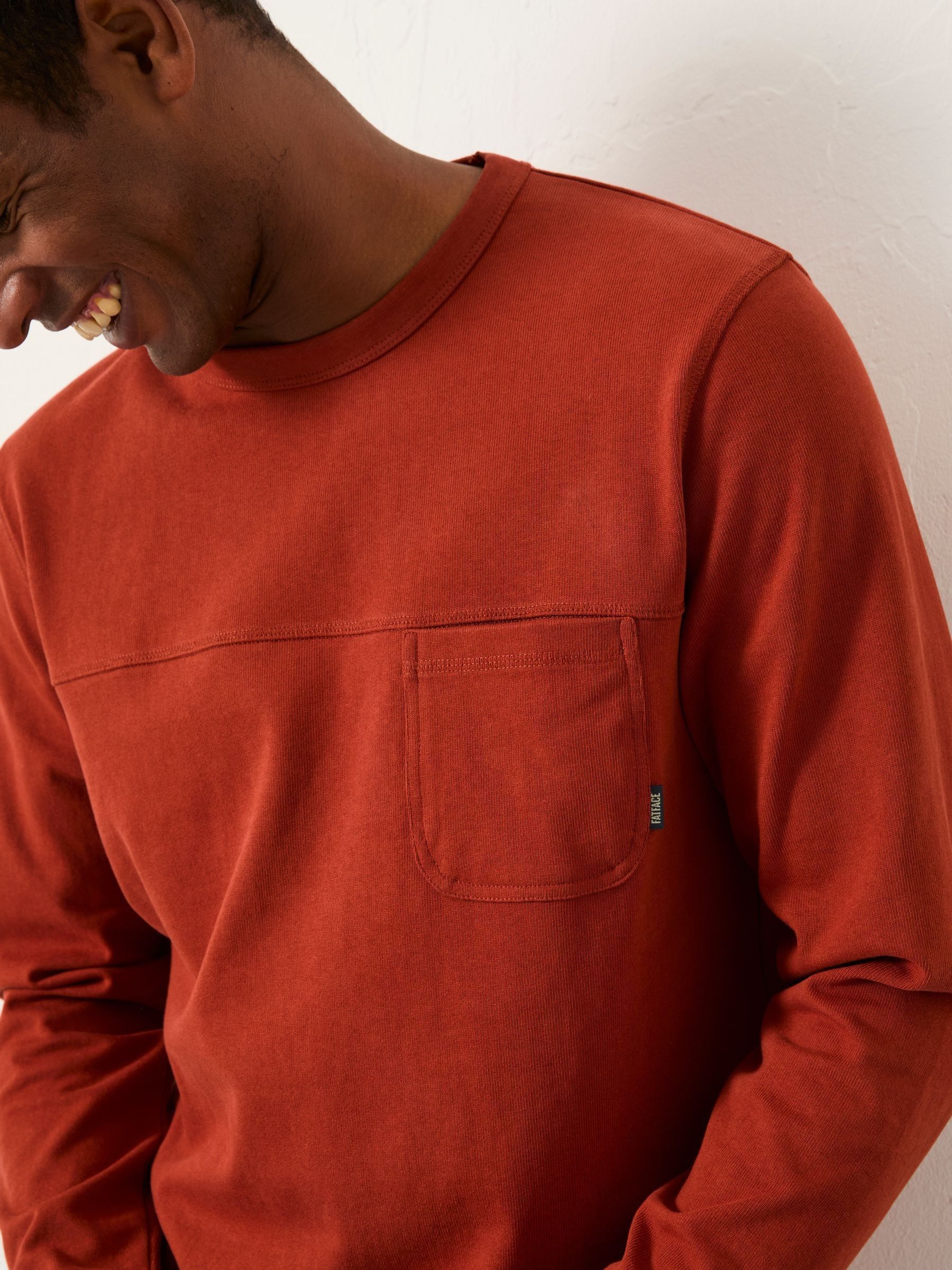 Wilman Terracotta Crew Sweat - Image 4 of 5
