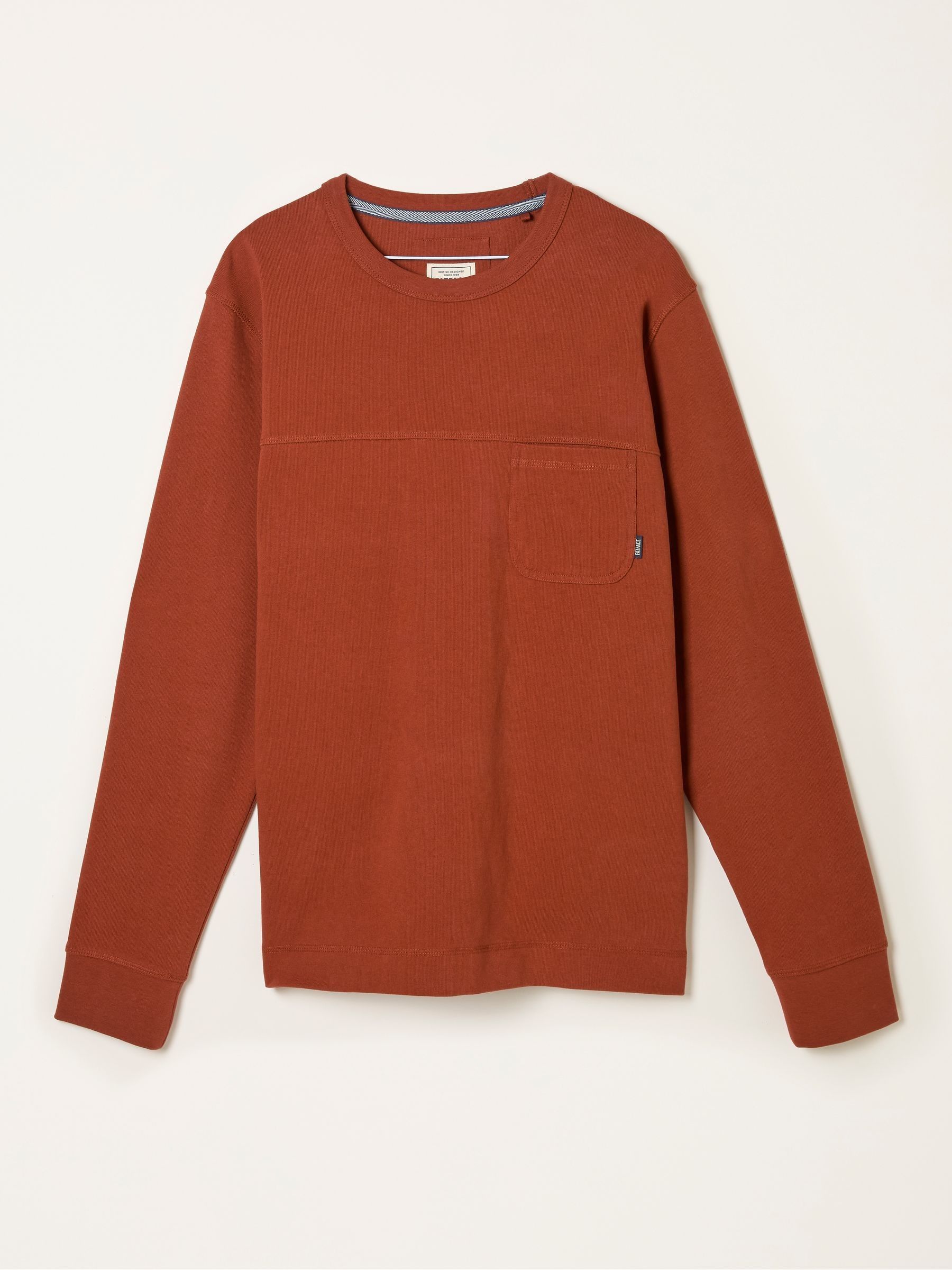Wilman Terracotta Crew Sweat - Image 5 of 5