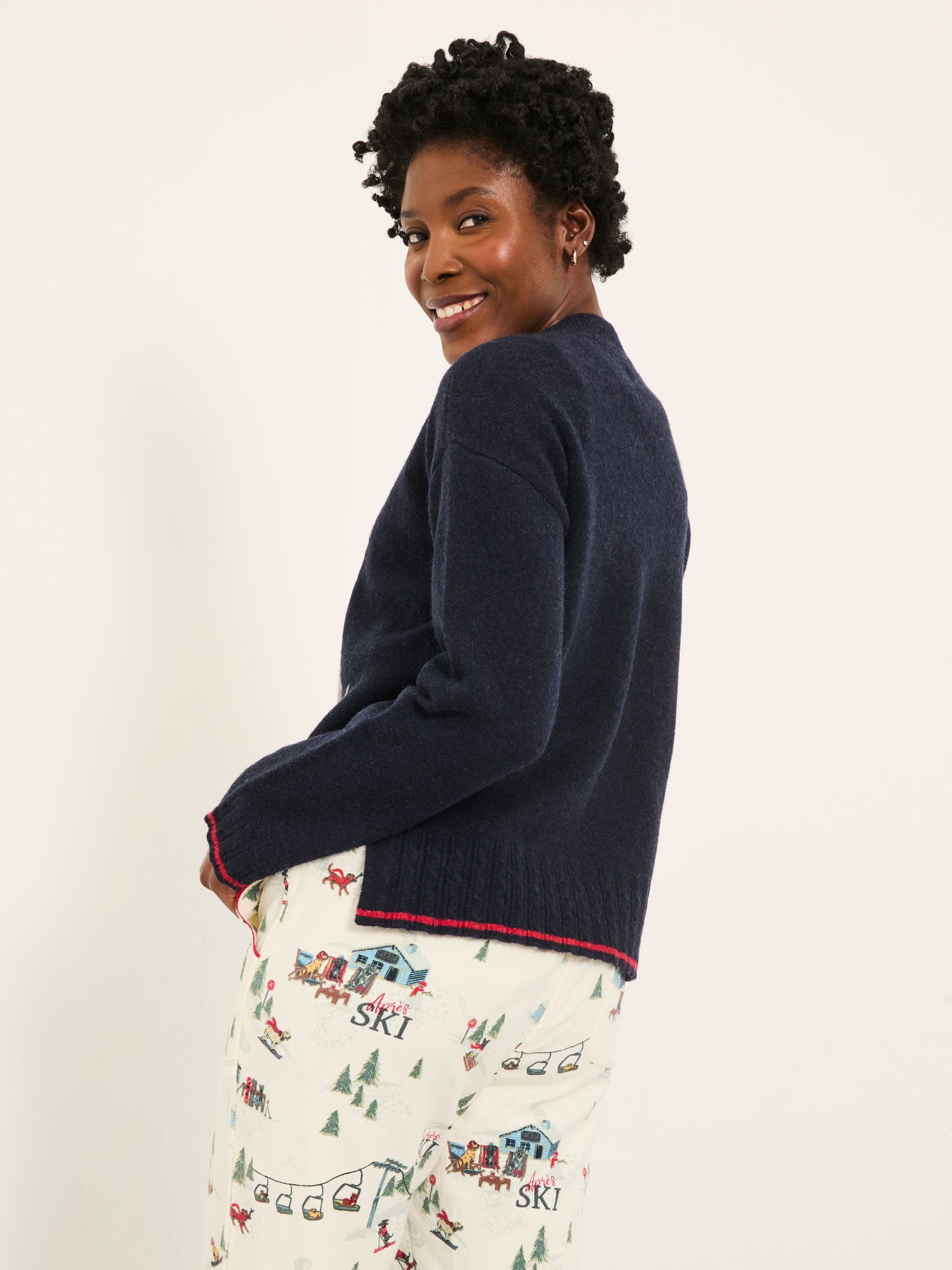 Navy Dog Knitted Jumper - Image 2 of 6