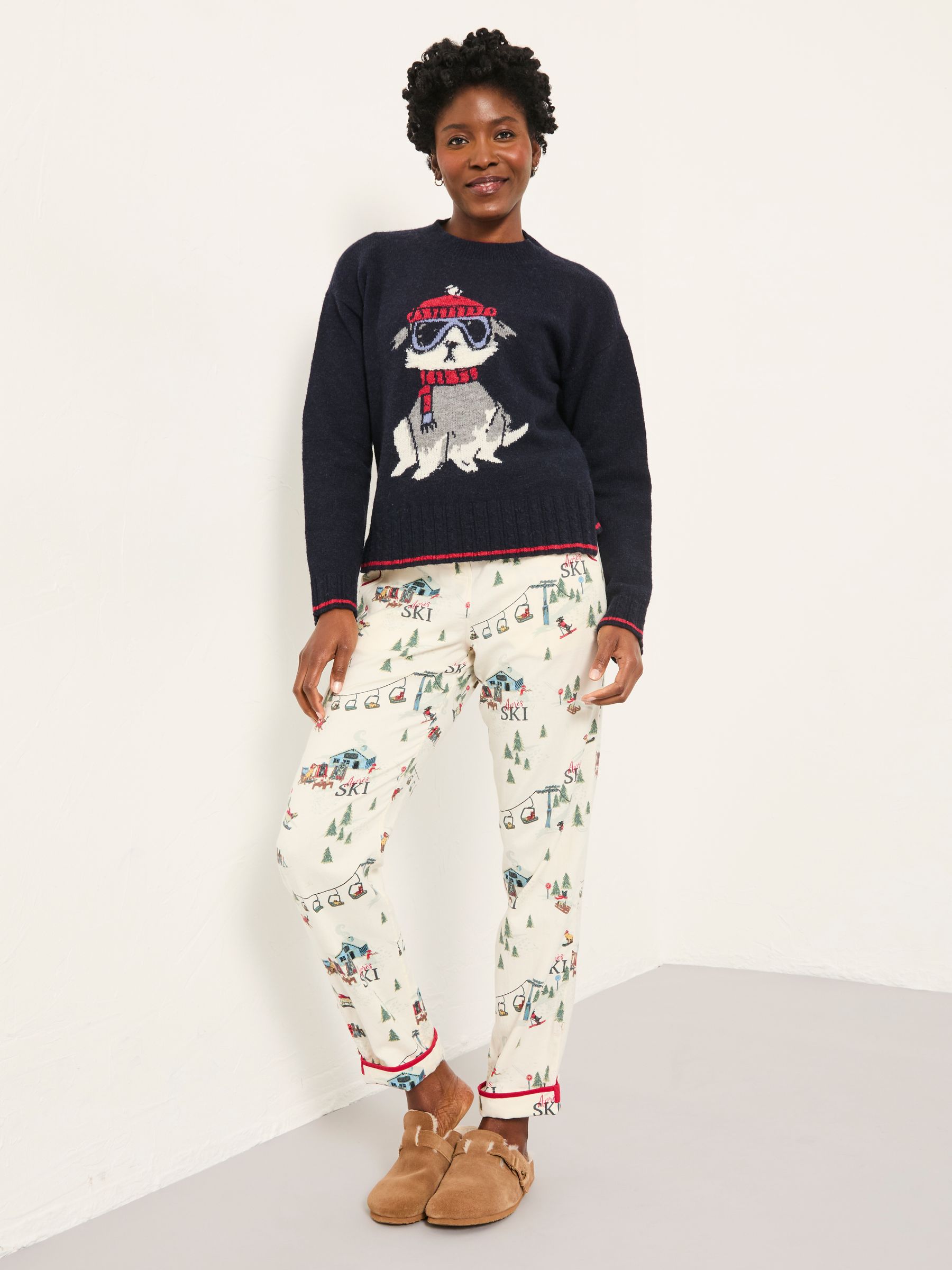 Navy Dog Knitted Jumper - Image 3 of 6