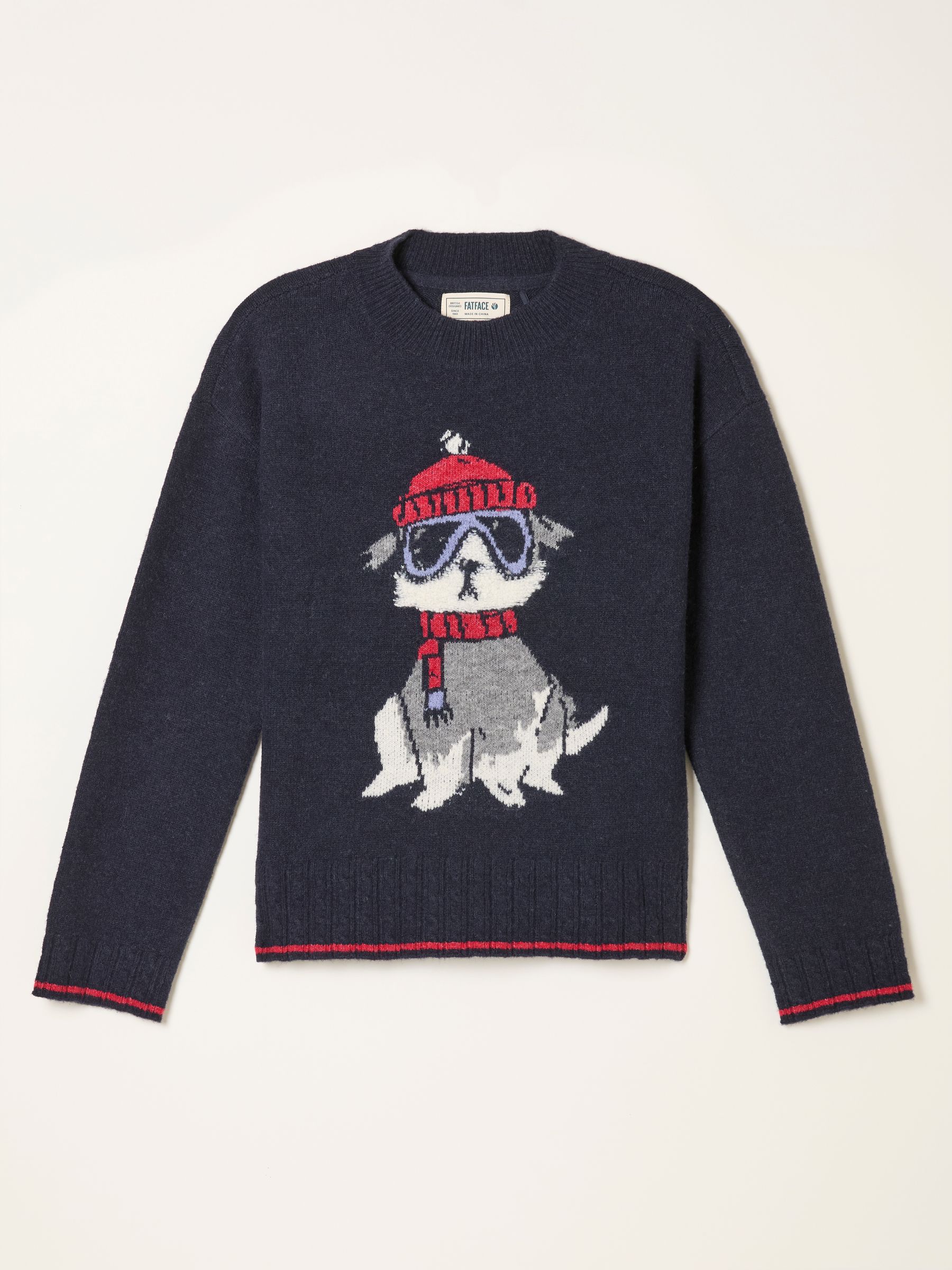 Navy Dog Knitted Jumper - Image 6 of 6
