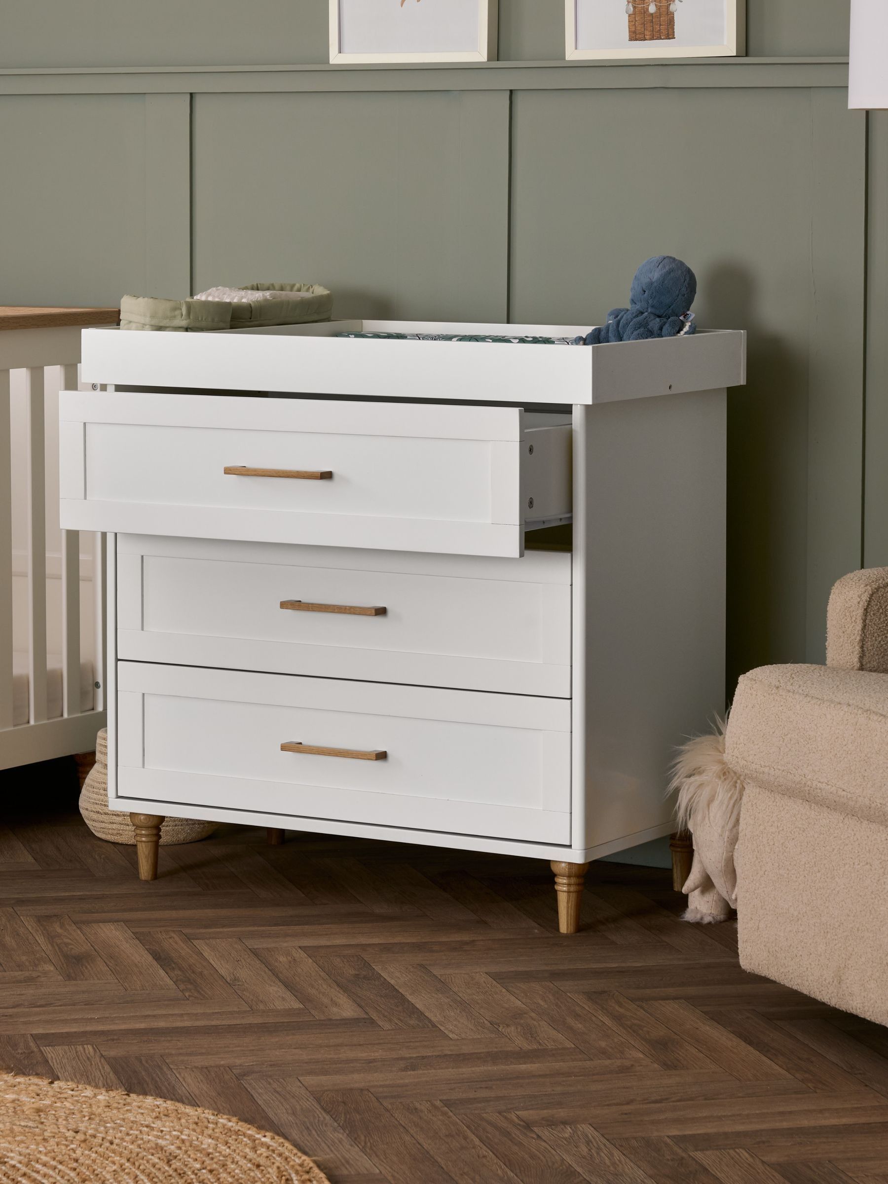 Obaby White Orla Nursery Changing Unit - Image 1 of 5