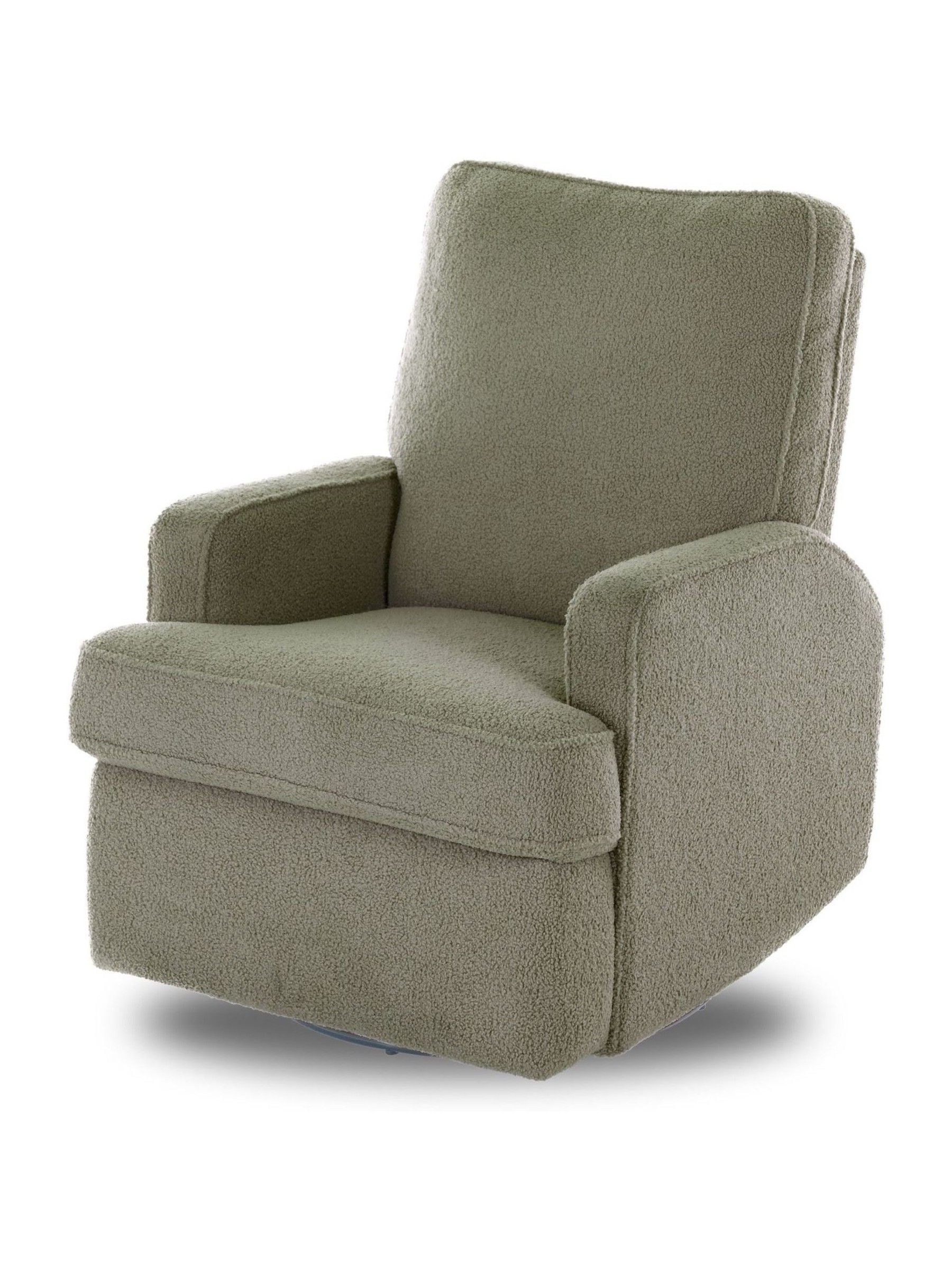 Obaby Teddy Olive Madison Swivel Glider Recliner Nursing Chair - Image 7 of 7