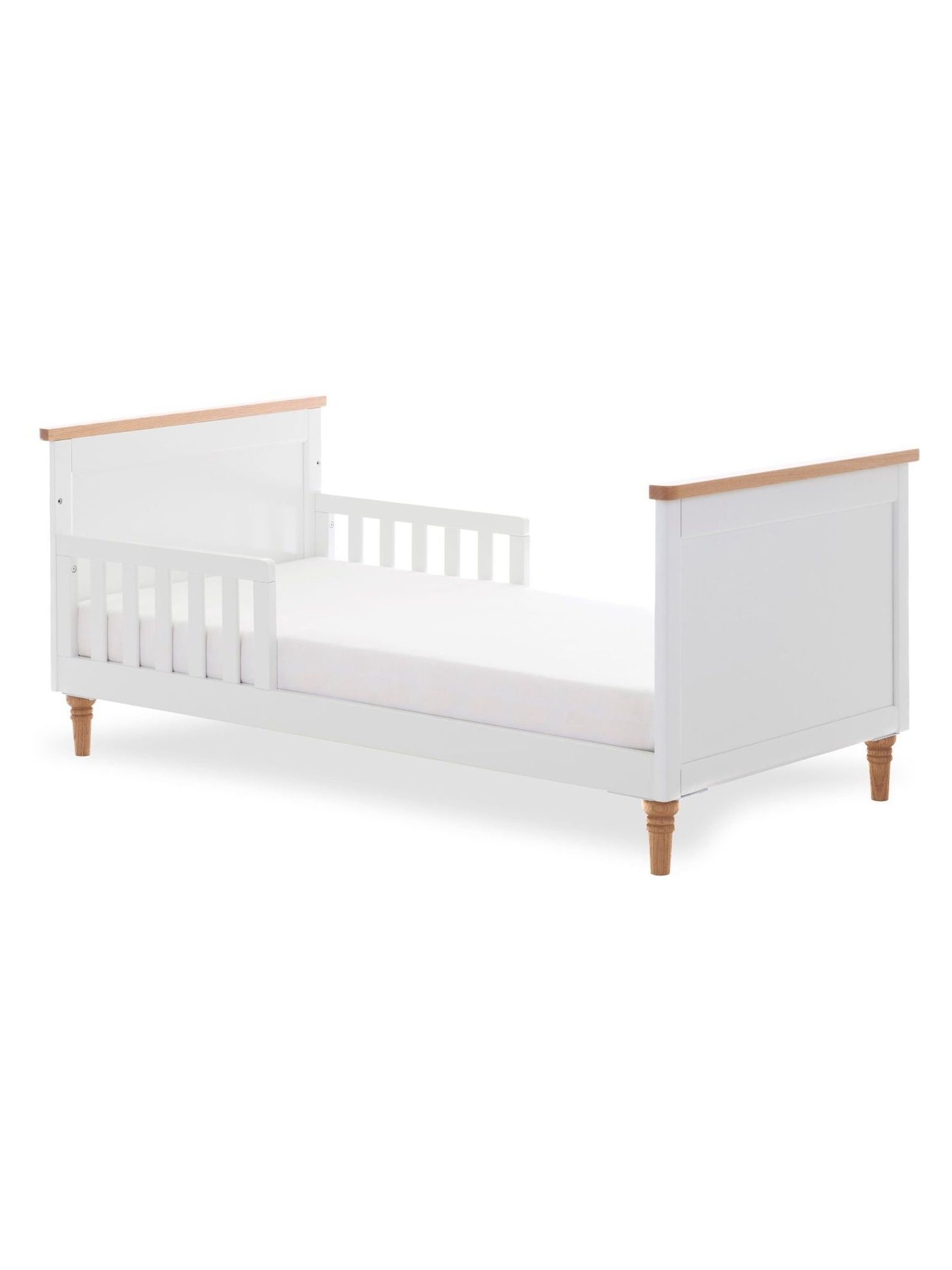 Obaby White/Natural Orla Nursery Cot Bed - Image 6 of 7