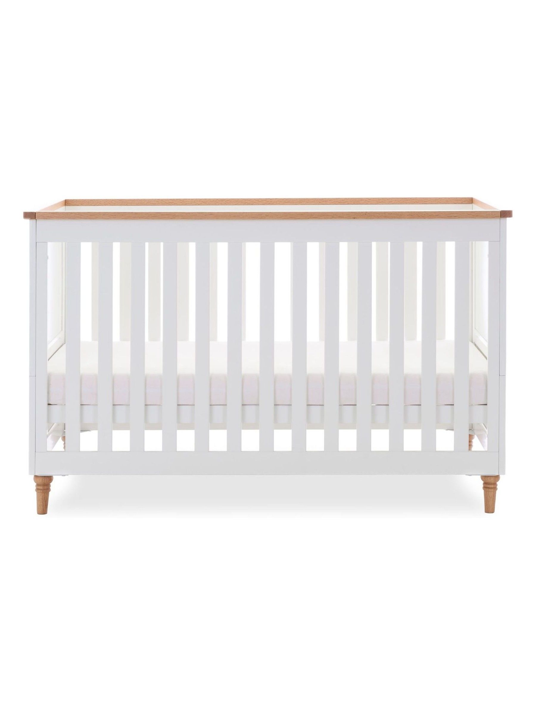 Obaby White/Natural Orla Nursery Cot Bed - Image 7 of 7