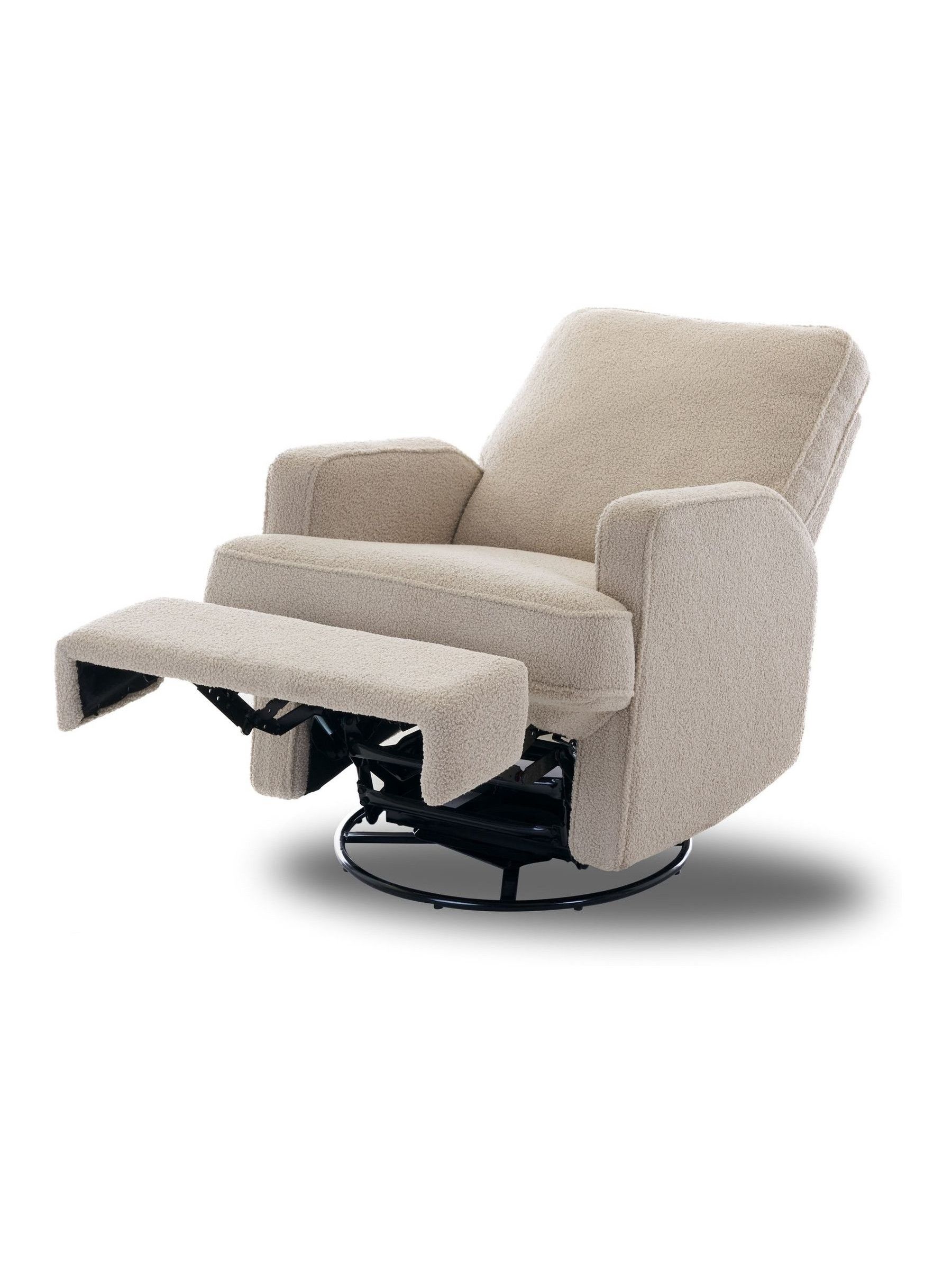 Obaby Teddy Truffle Madison Swivel Glider Recliner Nursing Chair - Image 5 of 7