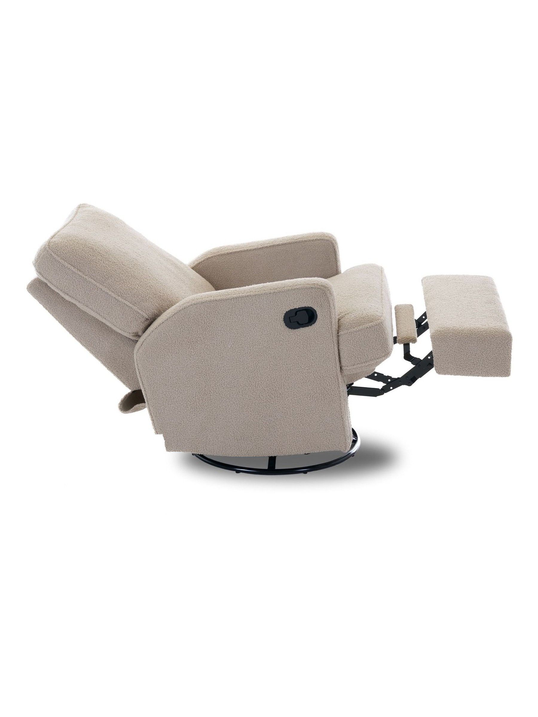 Obaby Teddy Truffle Madison Swivel Glider Recliner Nursing Chair - Image 7 of 7