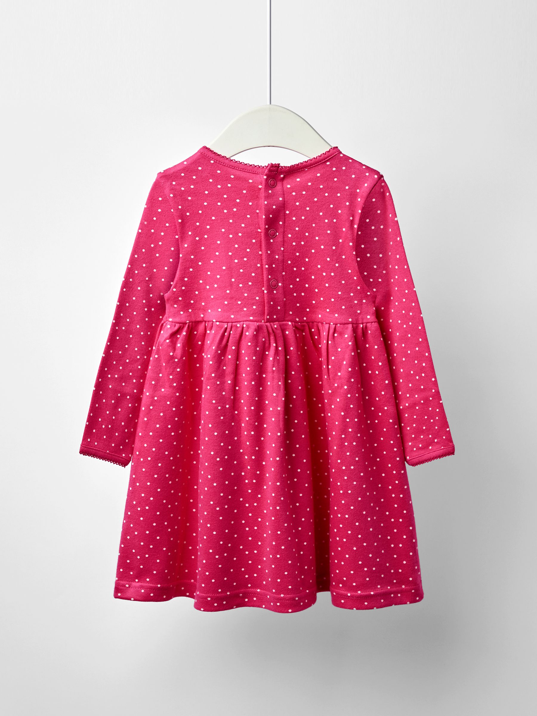 Pink Spot Printed Jersey Dress - Image 2 of 4