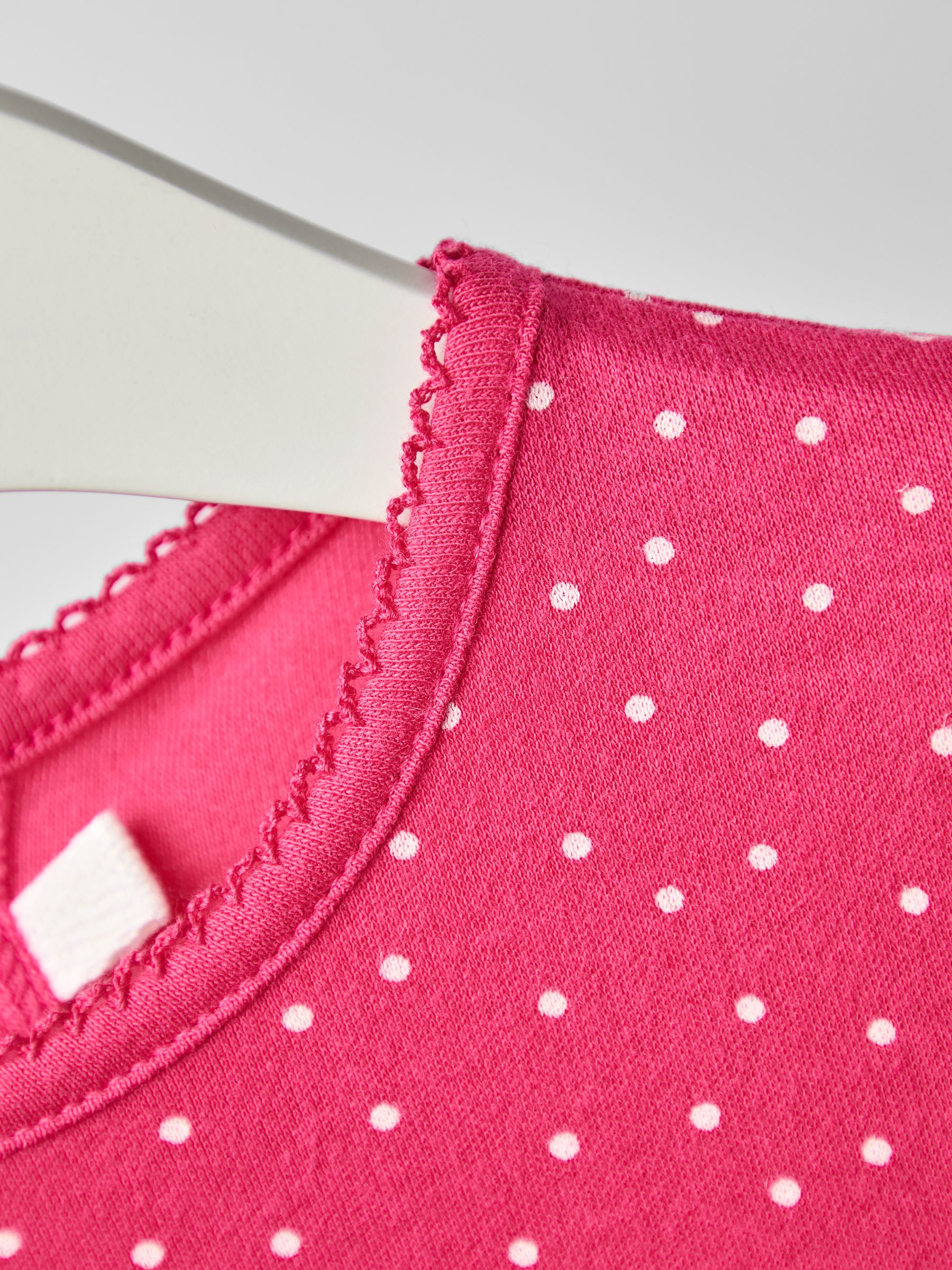Pink Spot Printed Jersey Dress - Image 4 of 4
