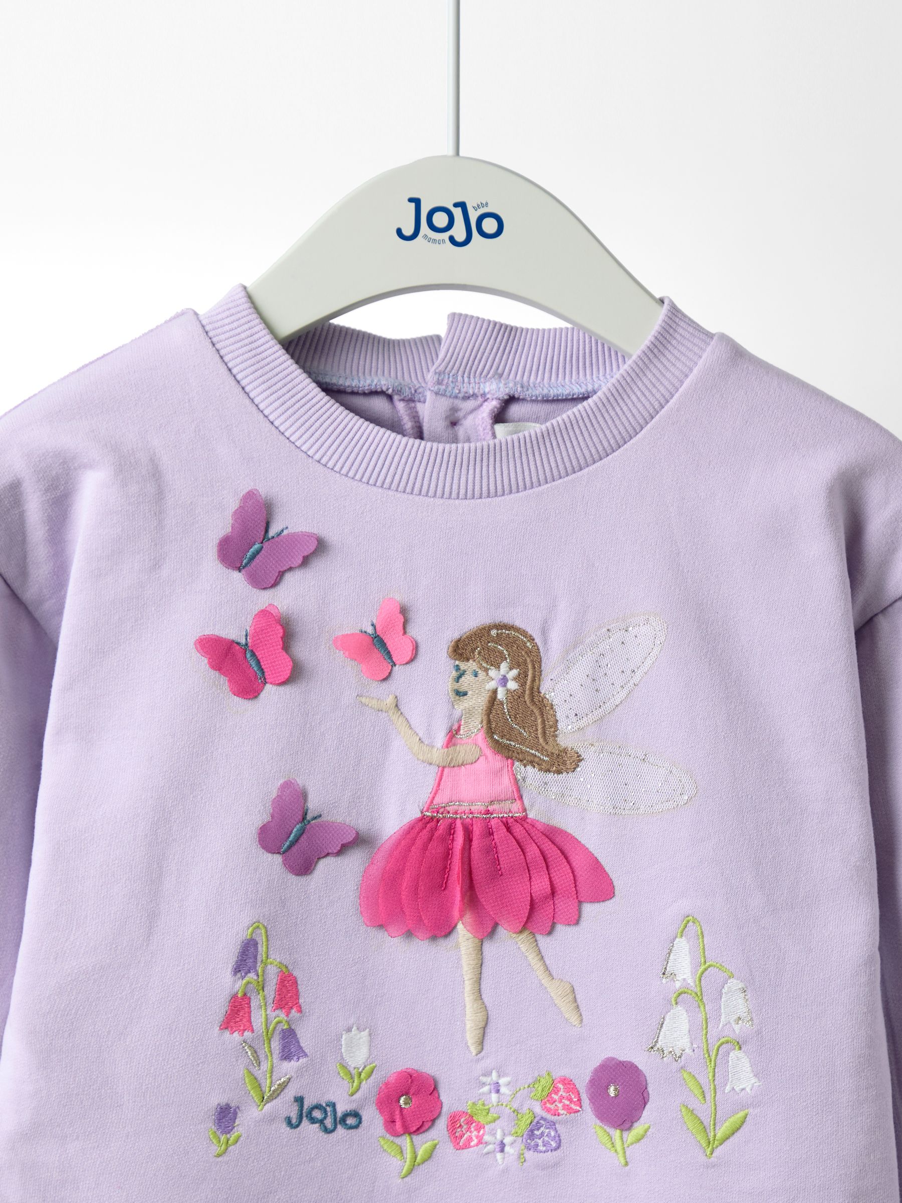 Purple Appliqué Tulle Sweat dress - Image 3 of 5