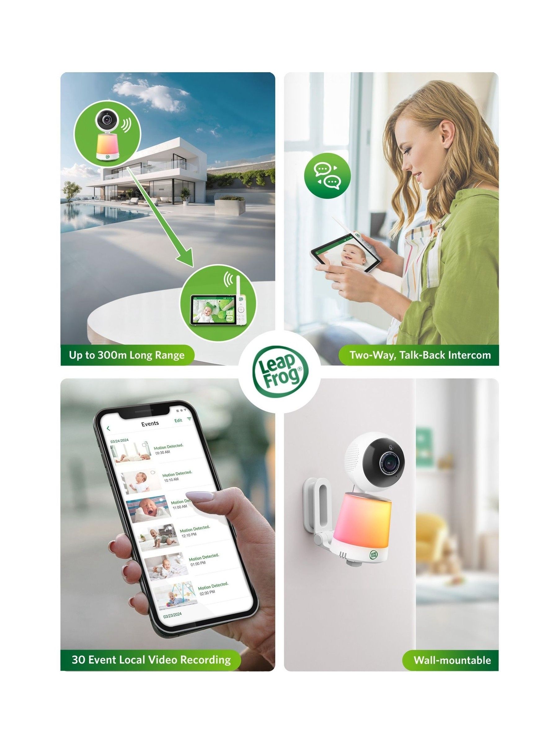 V-Tech White High Definition Smart Pan & Tilt Baby Monitor - Image 2 of 10 V-Tech White High Definition Smart Pan & Tilt Baby Monitor - Image 2 of 10