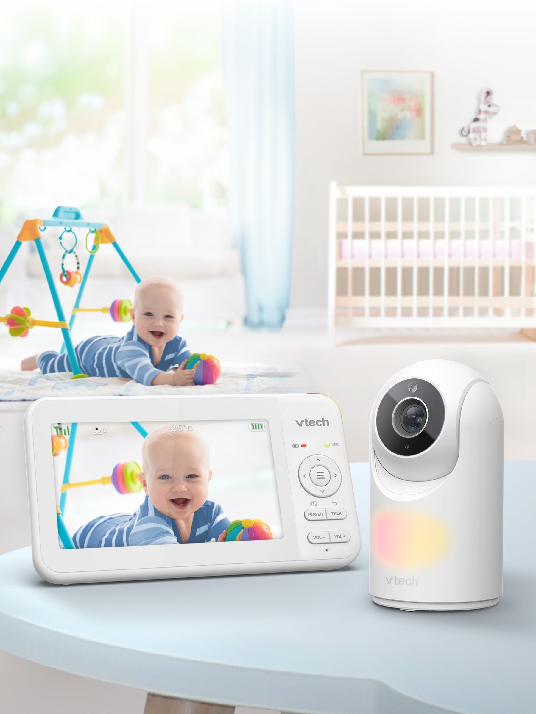 V-Tech White Video Monitor - Image 1 of 9 V-Tech White Video Monitor - Image 1 of 9