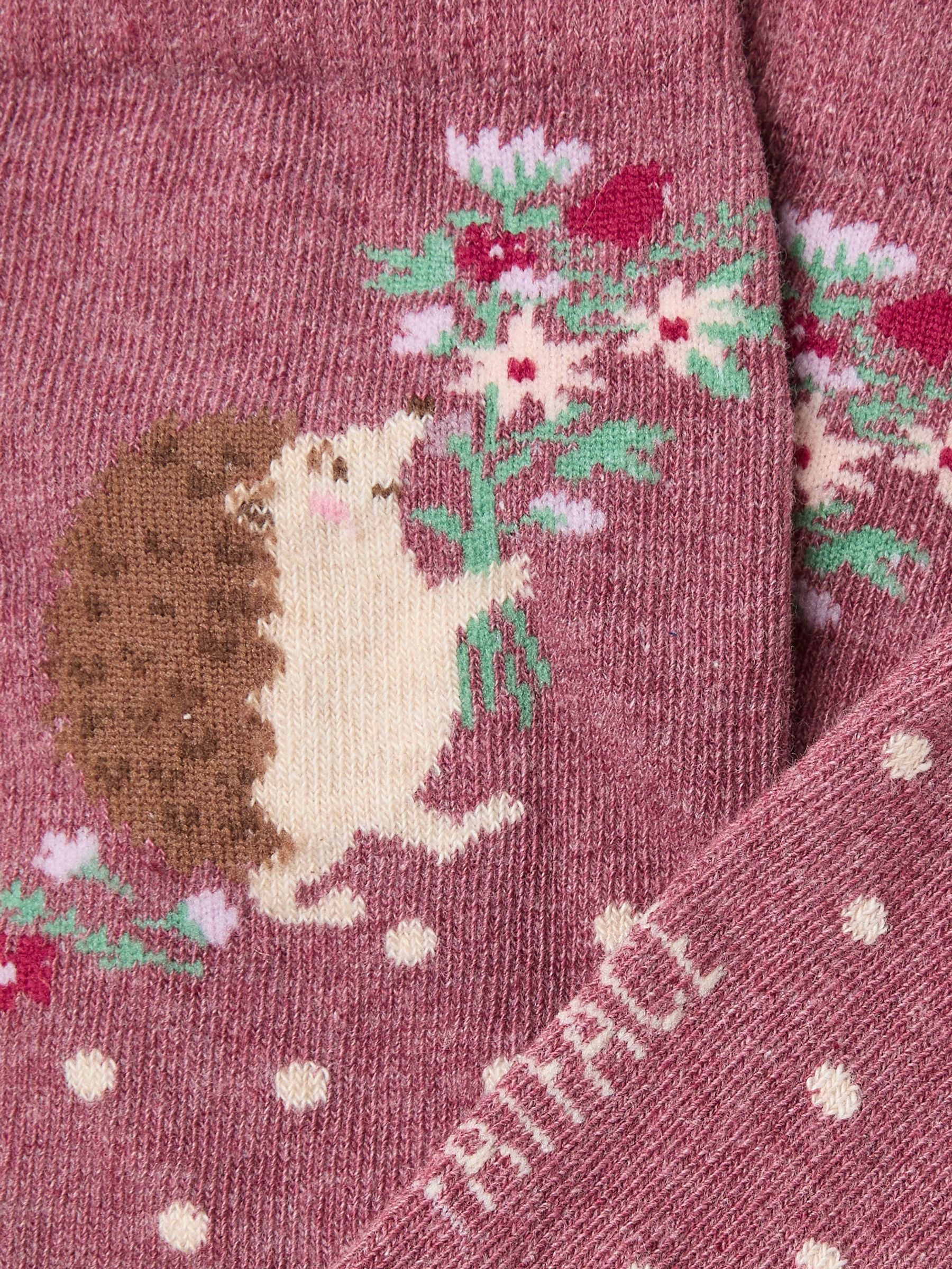 Purple Hedgehog Socks - Image 2 of 2