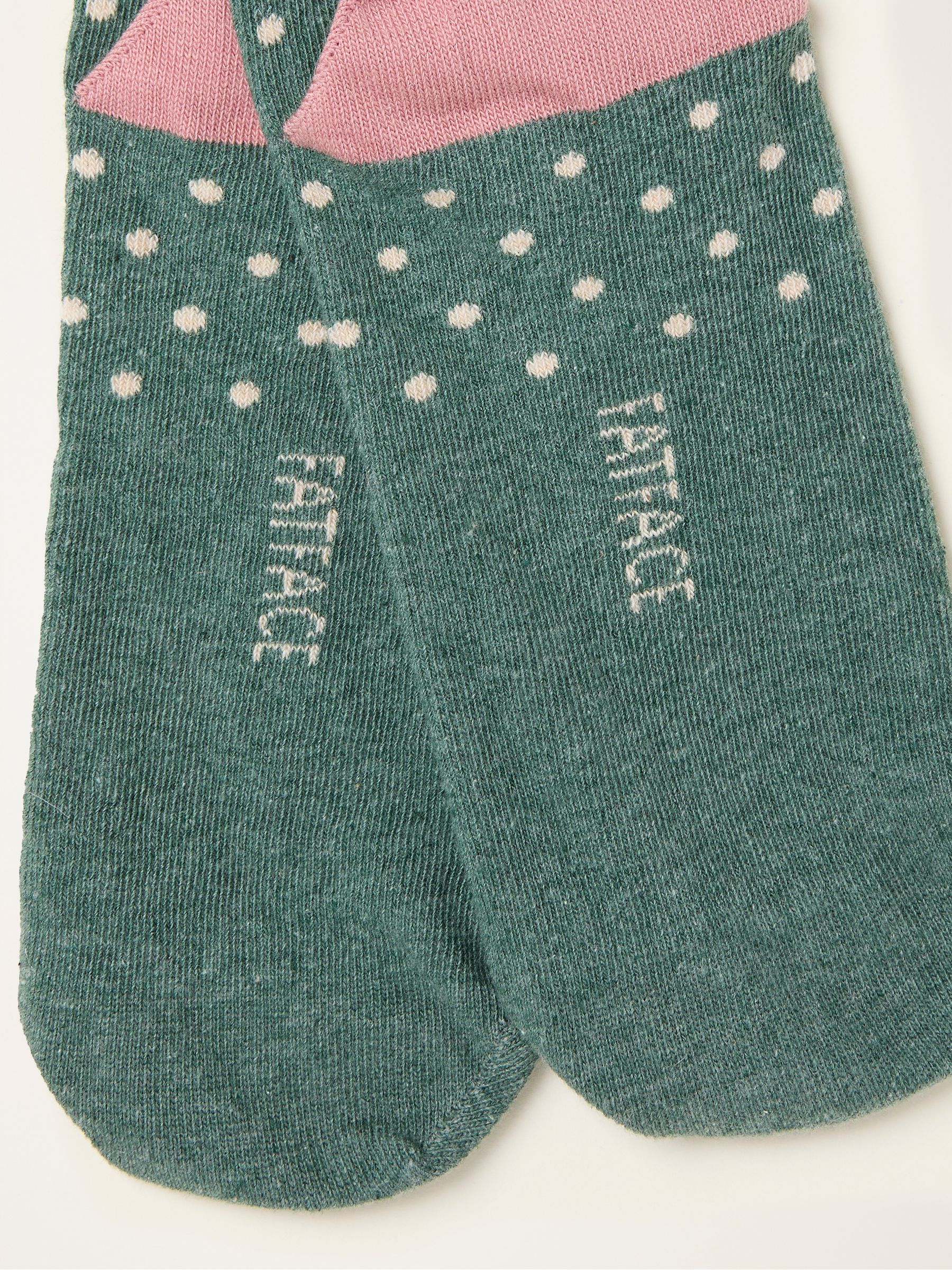 Green Fluffy Hedgehog Socks - Image 2 of 2