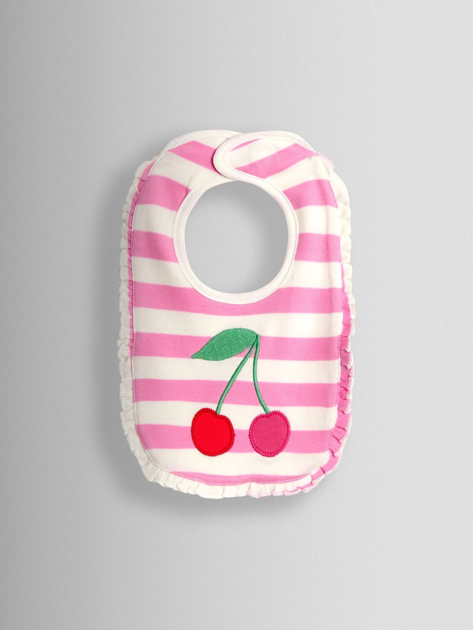 Pink Cherry Stripe Hat - Image 4 of 5