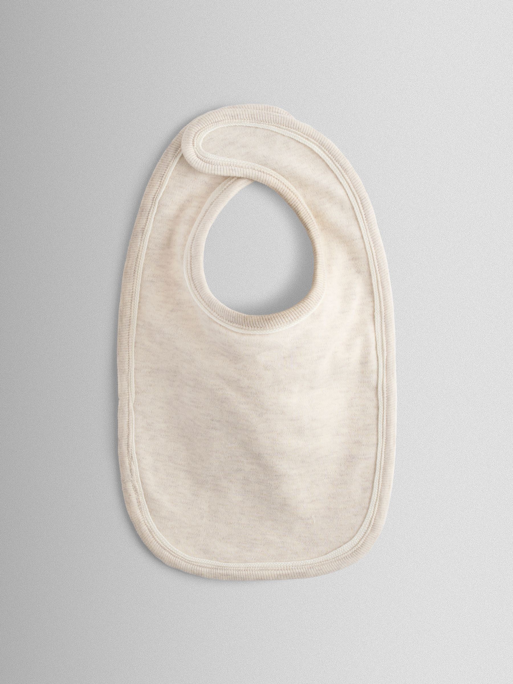 Cream Fox Embroidered Bib - Image 4 of 6