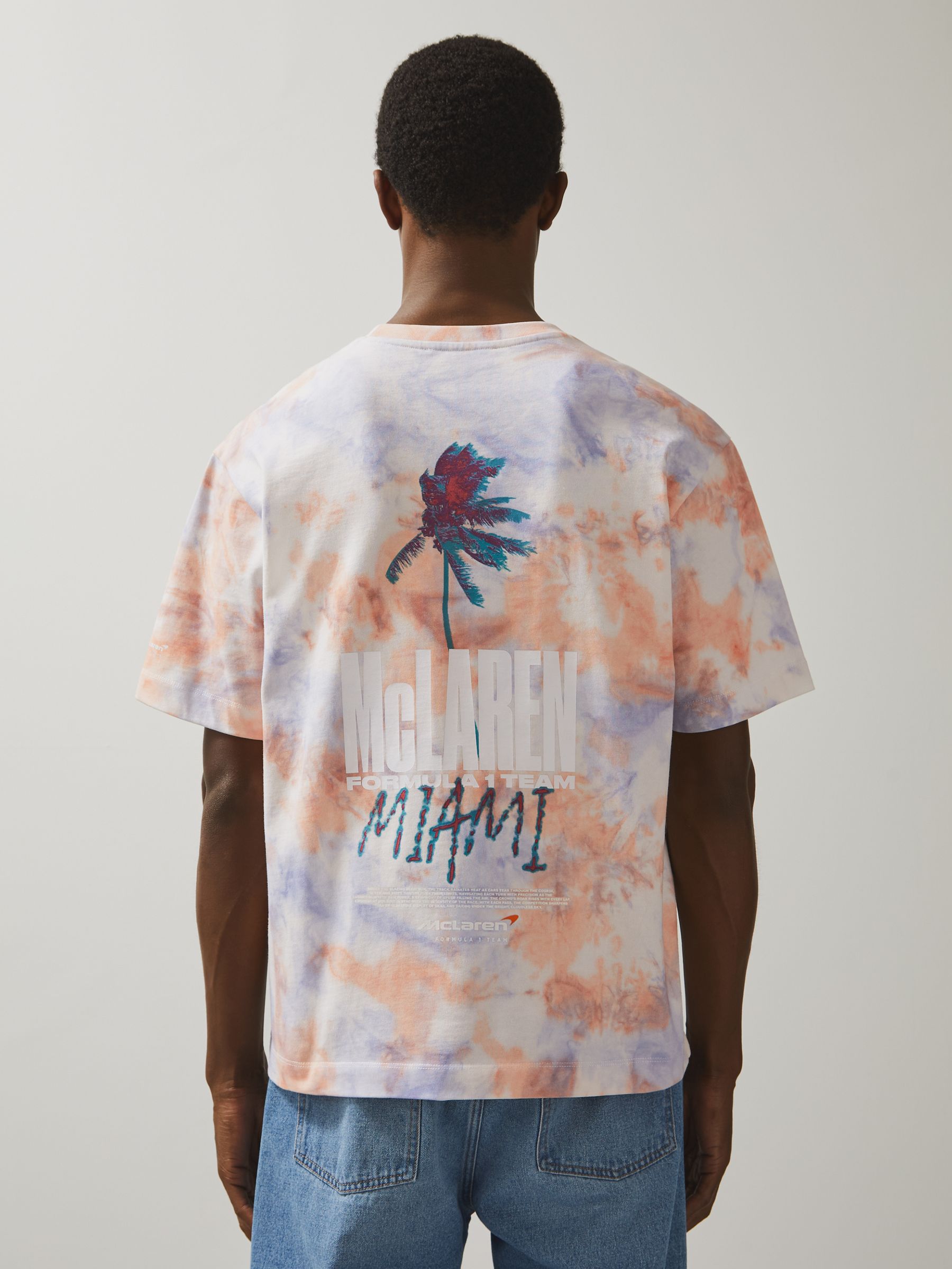 McLaren F1 Team Miami GP T-Shirt Unisex Fit in Pink - Image 3 of 7
